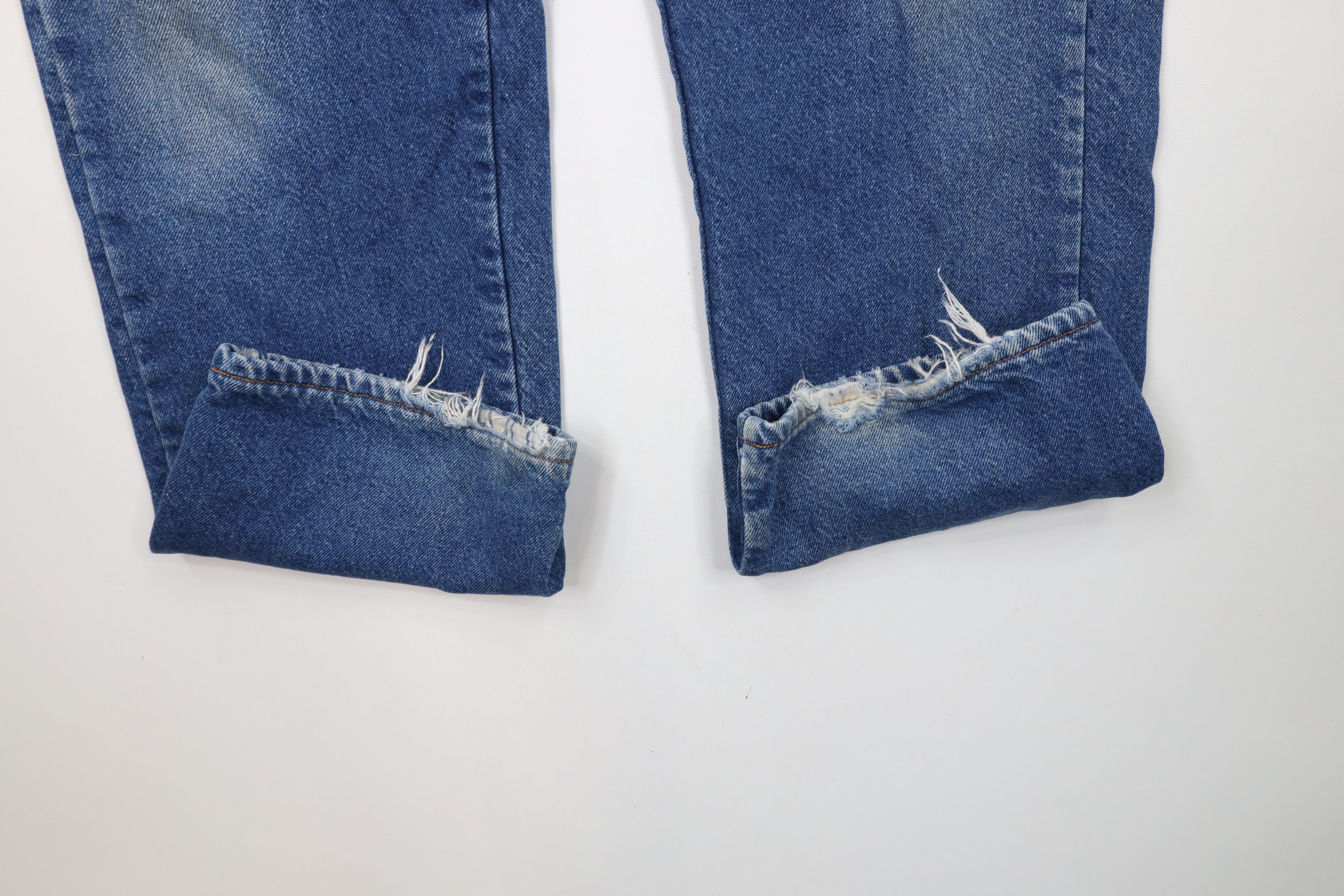 Dickies × Vintage Vintage 90s Dickies Flannel Lined Wide Leg Denim Jeans Size US 40 / EU 56 - 6 Thumbnail