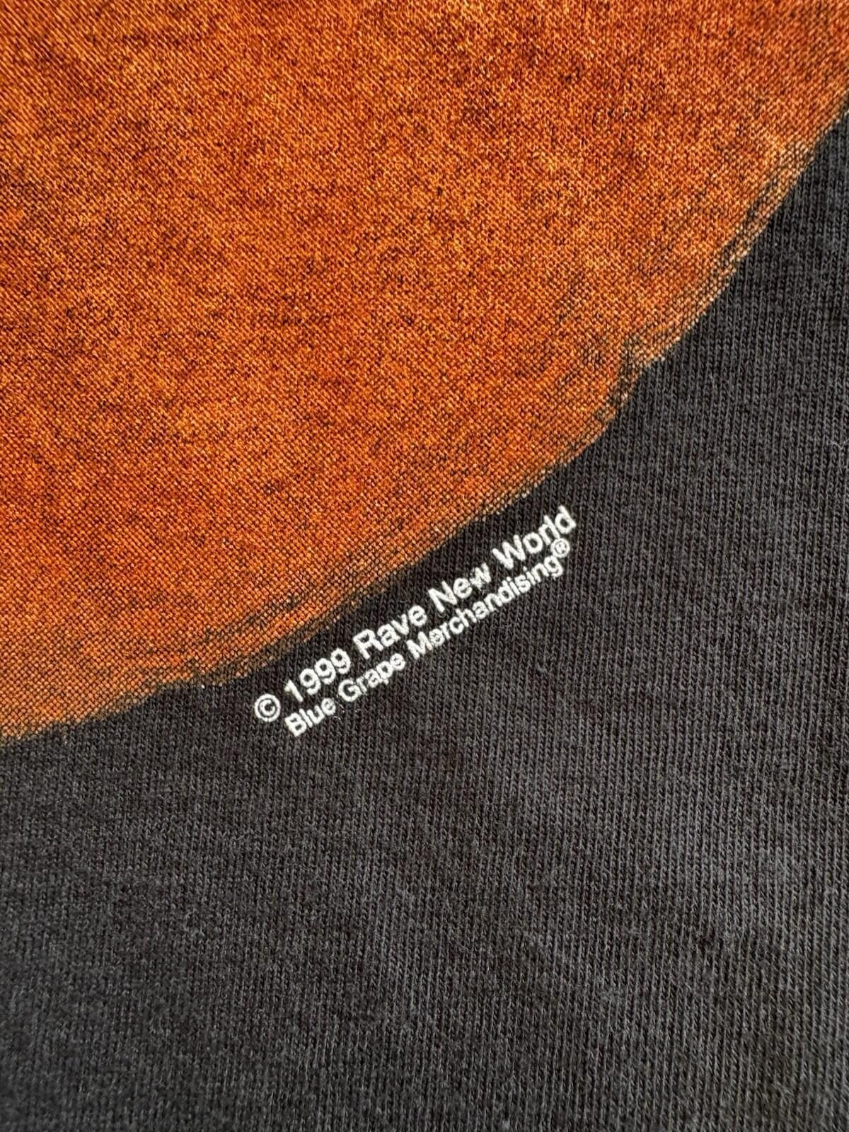 Delta Vintage 90s 1999 Moby Pumpkin Rave Electronic T-Shirt XL OG Size US XL / EU 56 / 4 - 3 Thumbnail