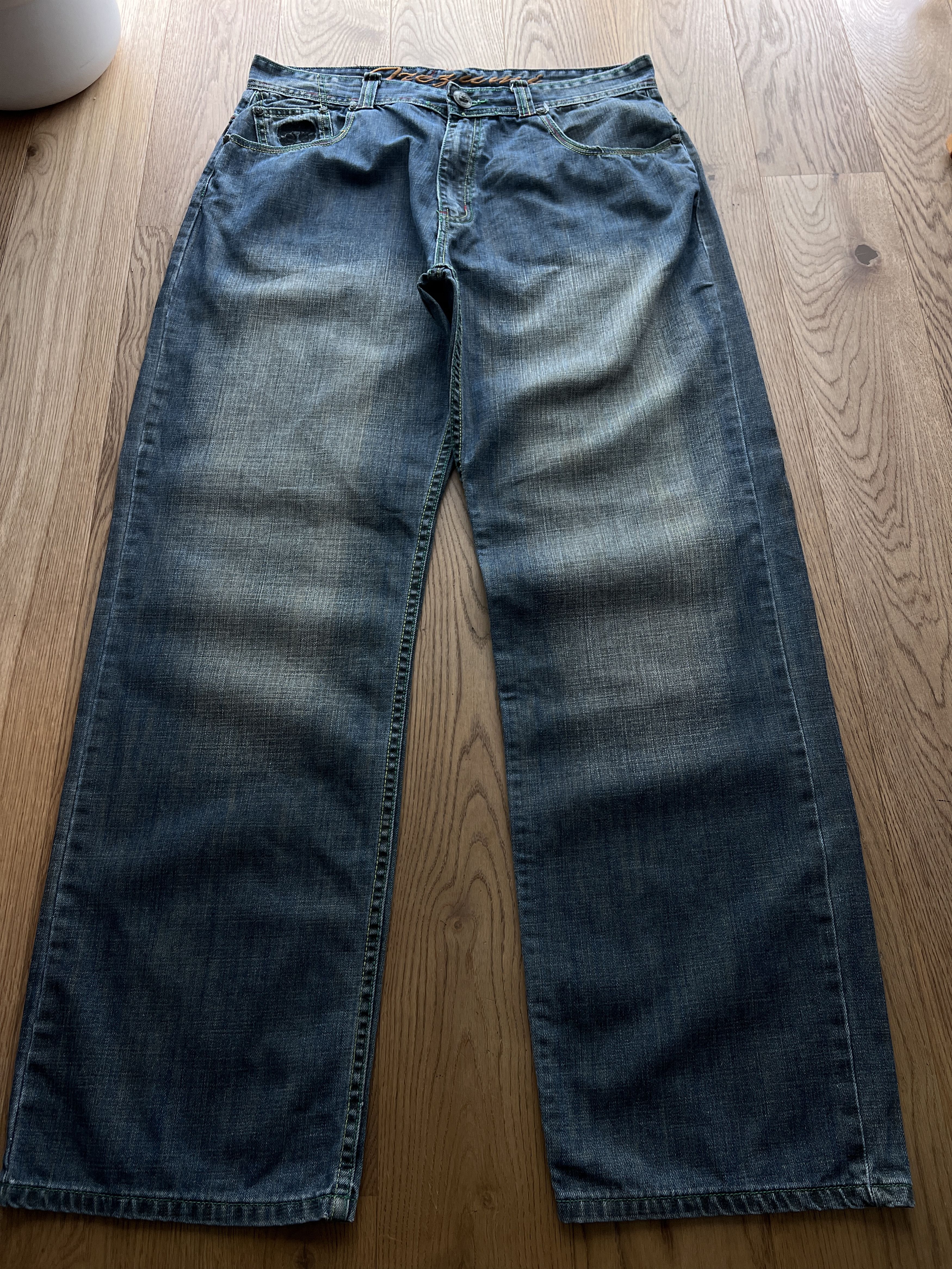 Designer Crazy! Irezumi Japan baggy denim rap 90s printed y2k hip hop Size US 38 / EU 54 - 15 Thumbnail
