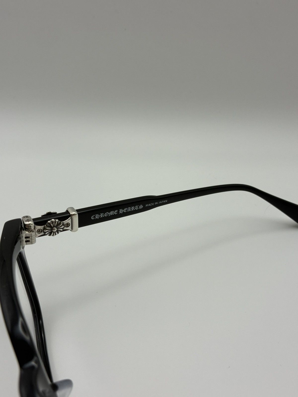 Chrome Hearts Chrome Hearts Cox Ucker Glasses Black Silver Size ONE SIZE - 5 Thumbnail