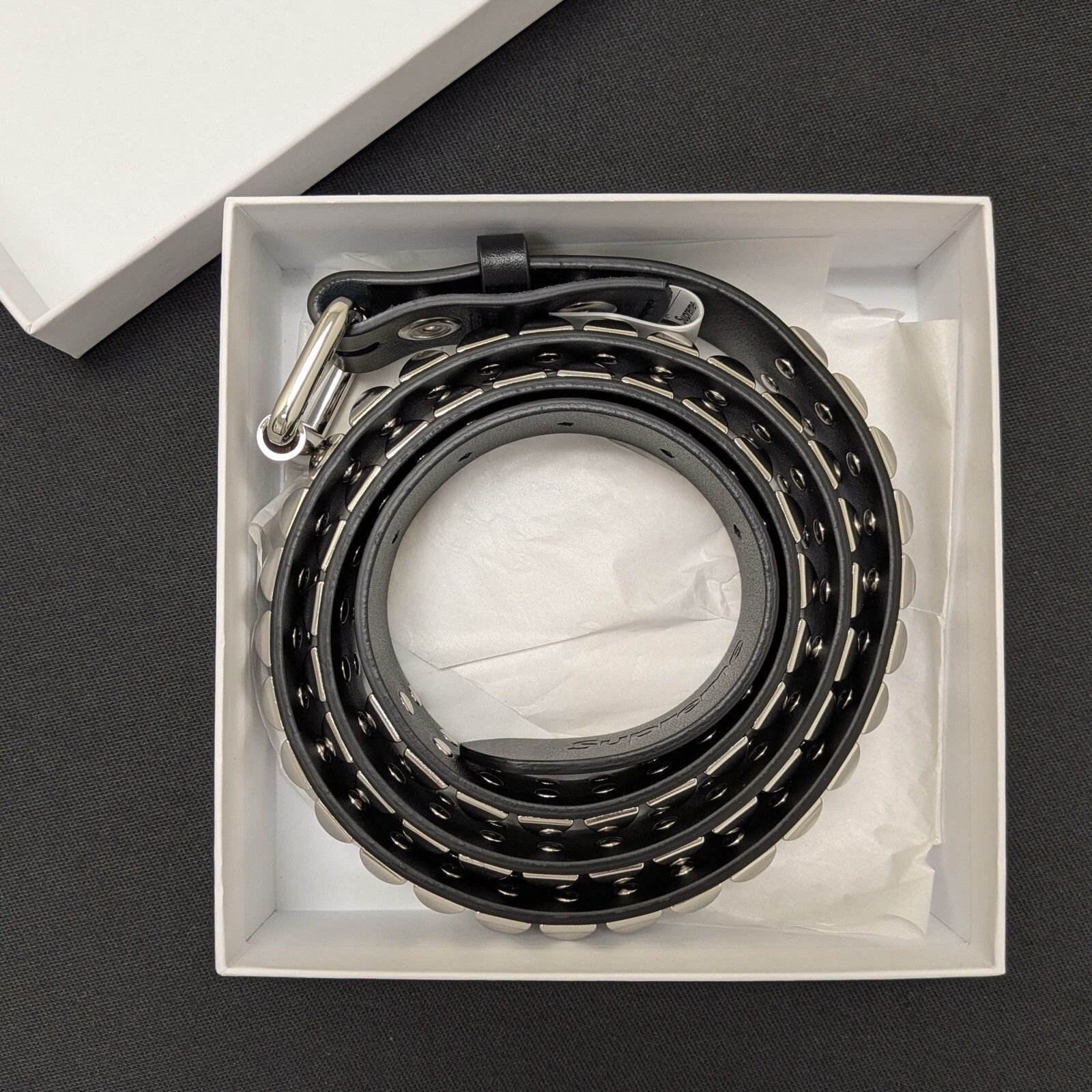 Supreme Black Supreme Glitter Vinyl Ranger Belt O.S. | Grailed