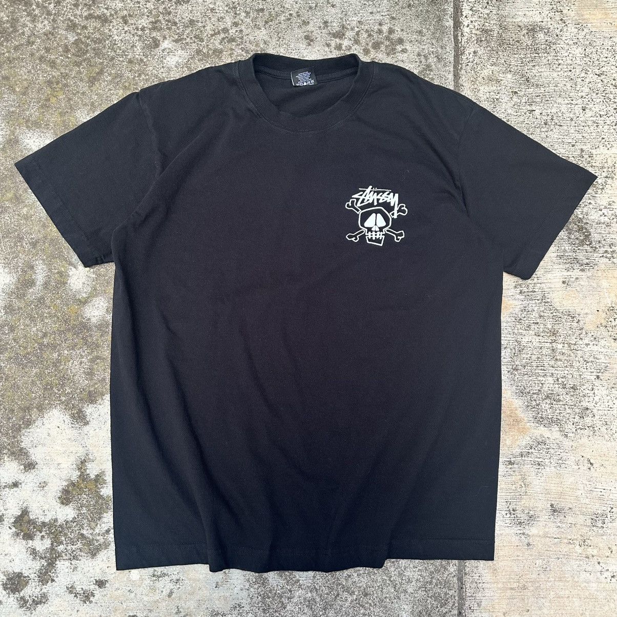 Stussy Black Stussy Skull Crossbones t-Shirt Size Large Size US L / EU 52-54 / 3 - 3 Thumbnail
