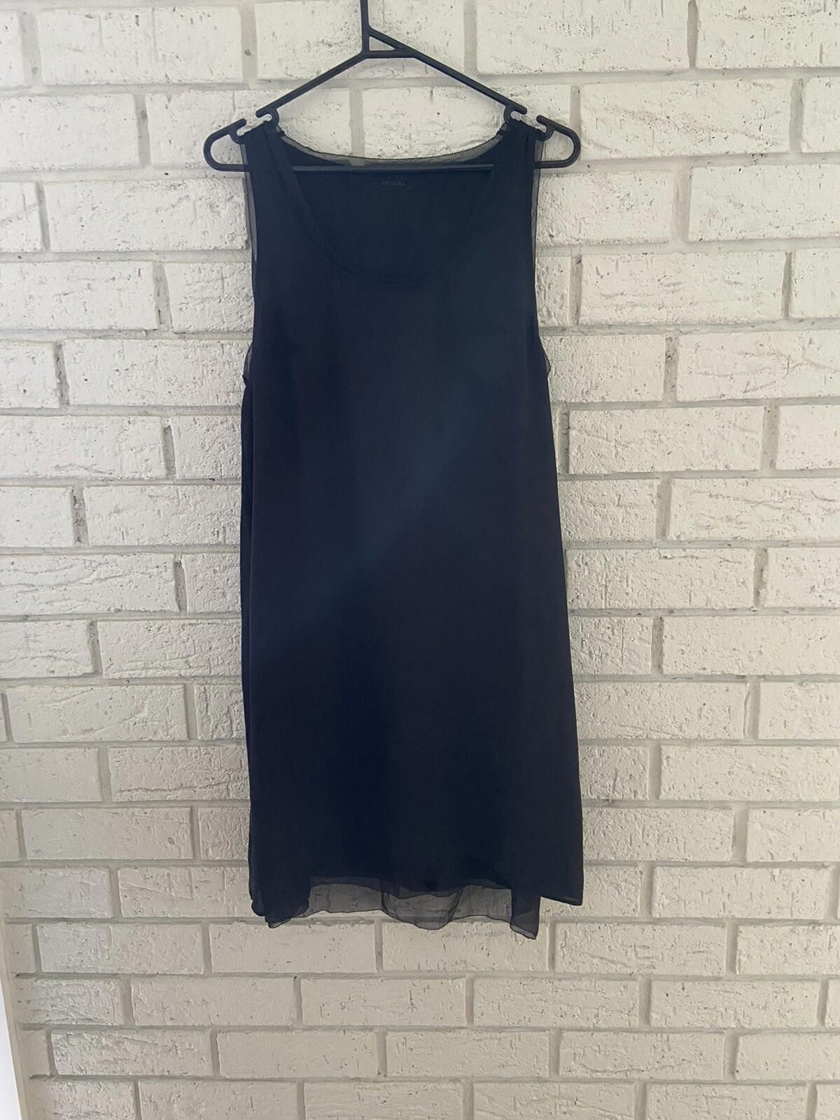 Other Decjuba Black Sheer Sleeveless Midi Dress - Sz AU/UK 12 US 8 Size M / US 6-8 / IT 42-44 - 3 Thumbnail