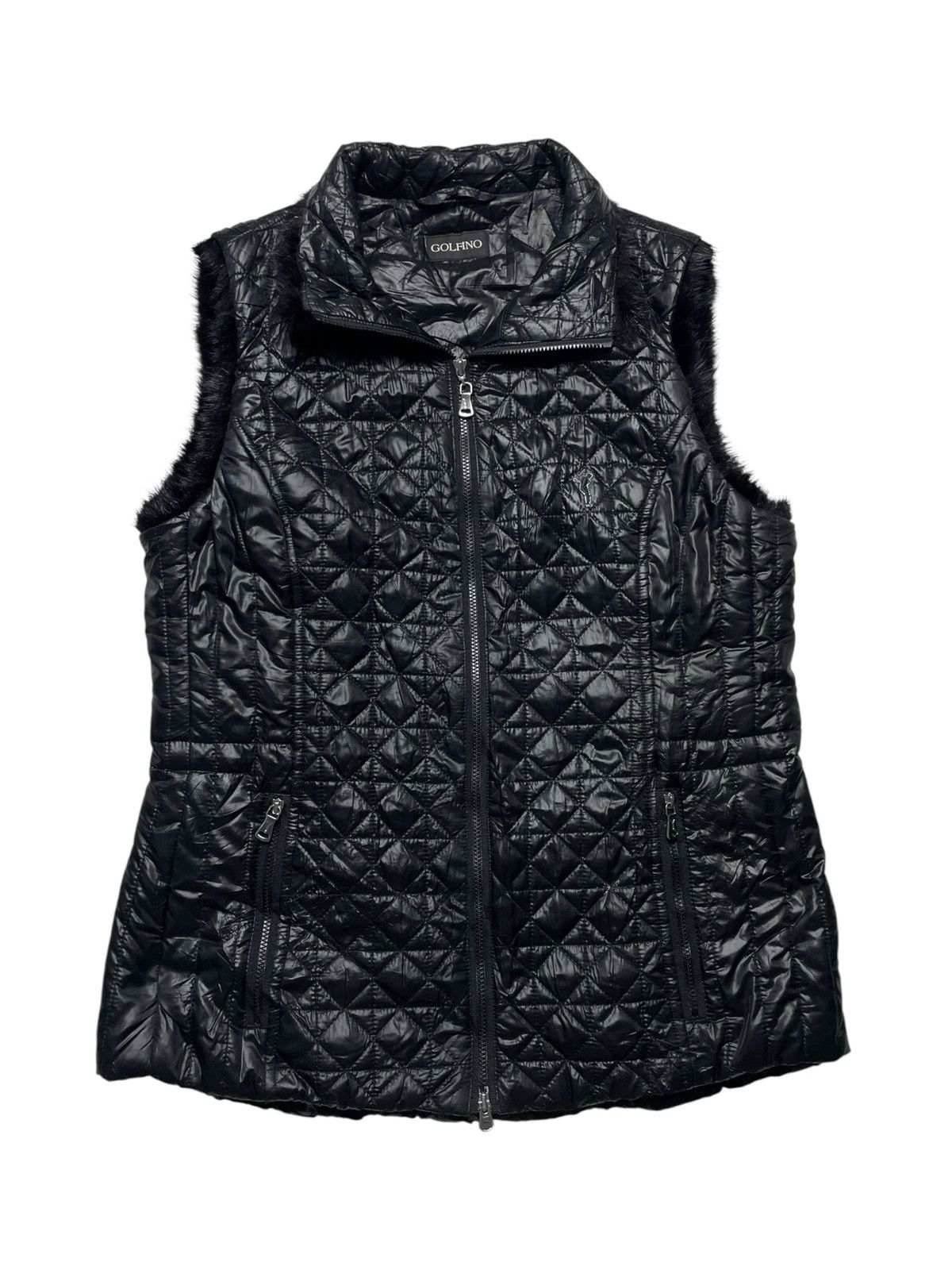 14th Addiction 2000’s Golfino - Vkei Style Fur Vest Size US S / EU 44-46 / 1 - 3 Thumbnail