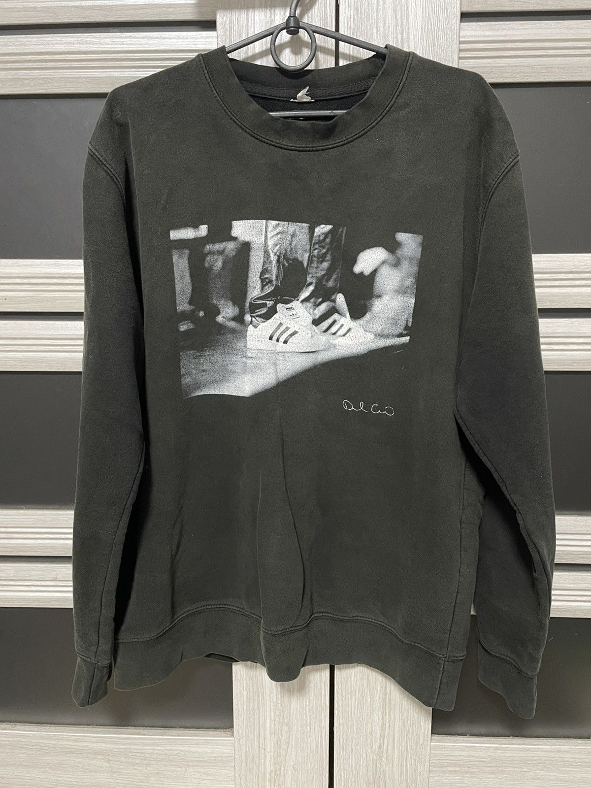 Vintage 90s Run DMC Adidas David Corio Photo Sweatshirt