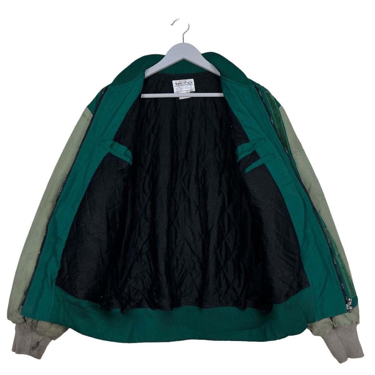 Japanese Brand 🔥 VINTAGE TOYOPET TECNO RACING BOMBER JACKET Size US L / EU 52-54 / 3 - 11 Thumbnail