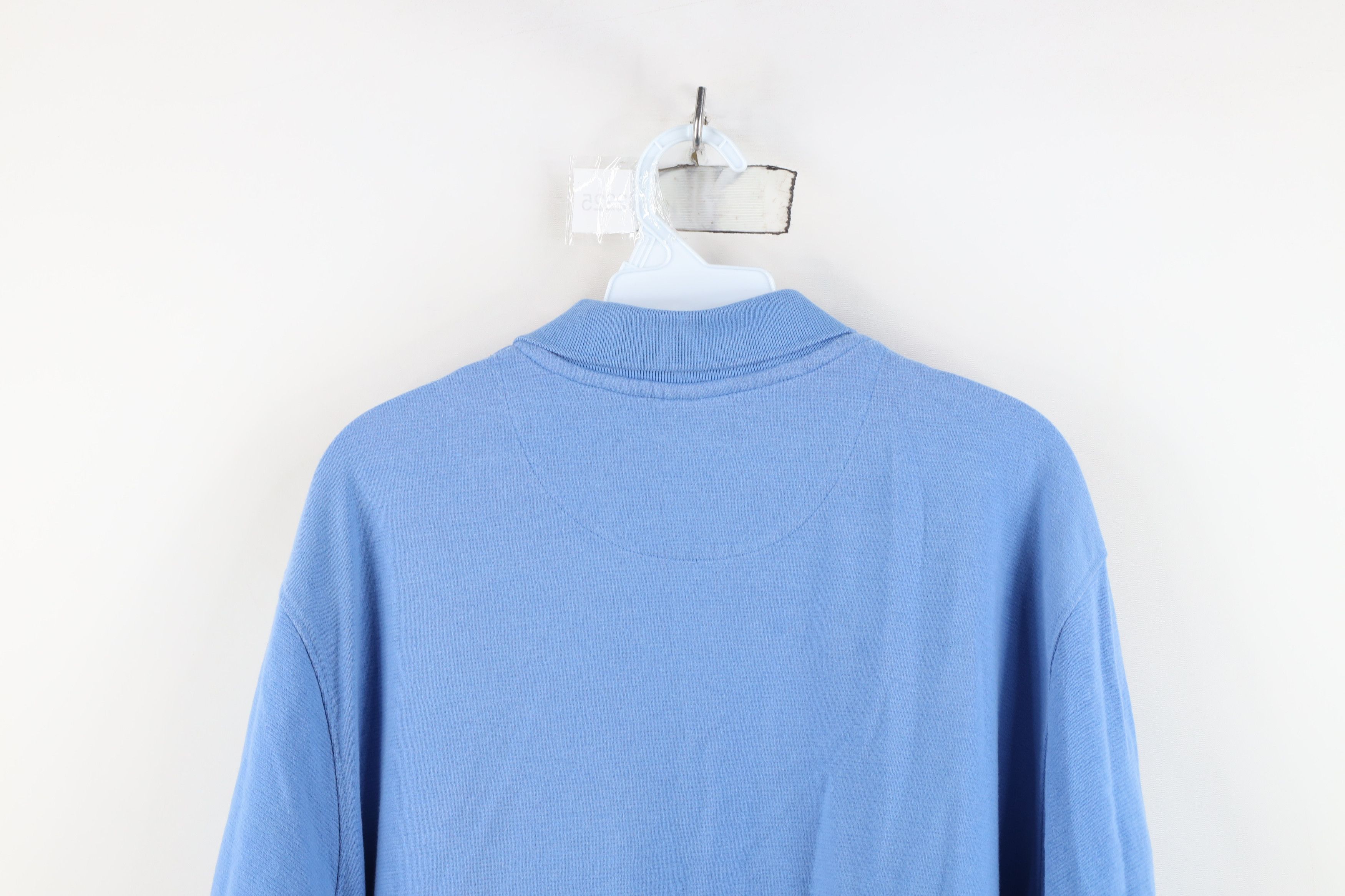 Vintage Vintage 90s Y2K Streetwear Collared Polo Carolina Blue Size US XL / EU 56 / 4 - 13 Thumbnail