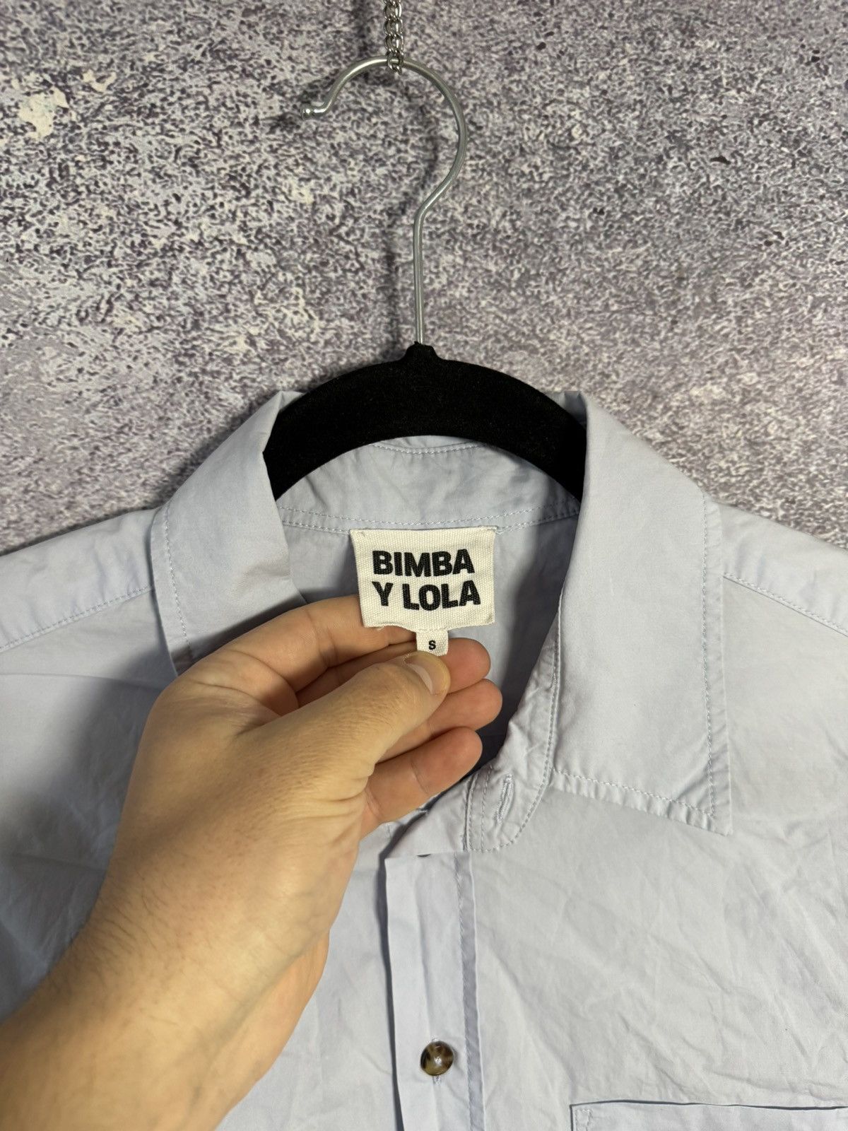 Designer × Japanese Brand × Vintage Bimba y Lola Blue Shirt Button up oldmoney S size Size US S / EU 44-46 / 1 - 8 Thumbnail