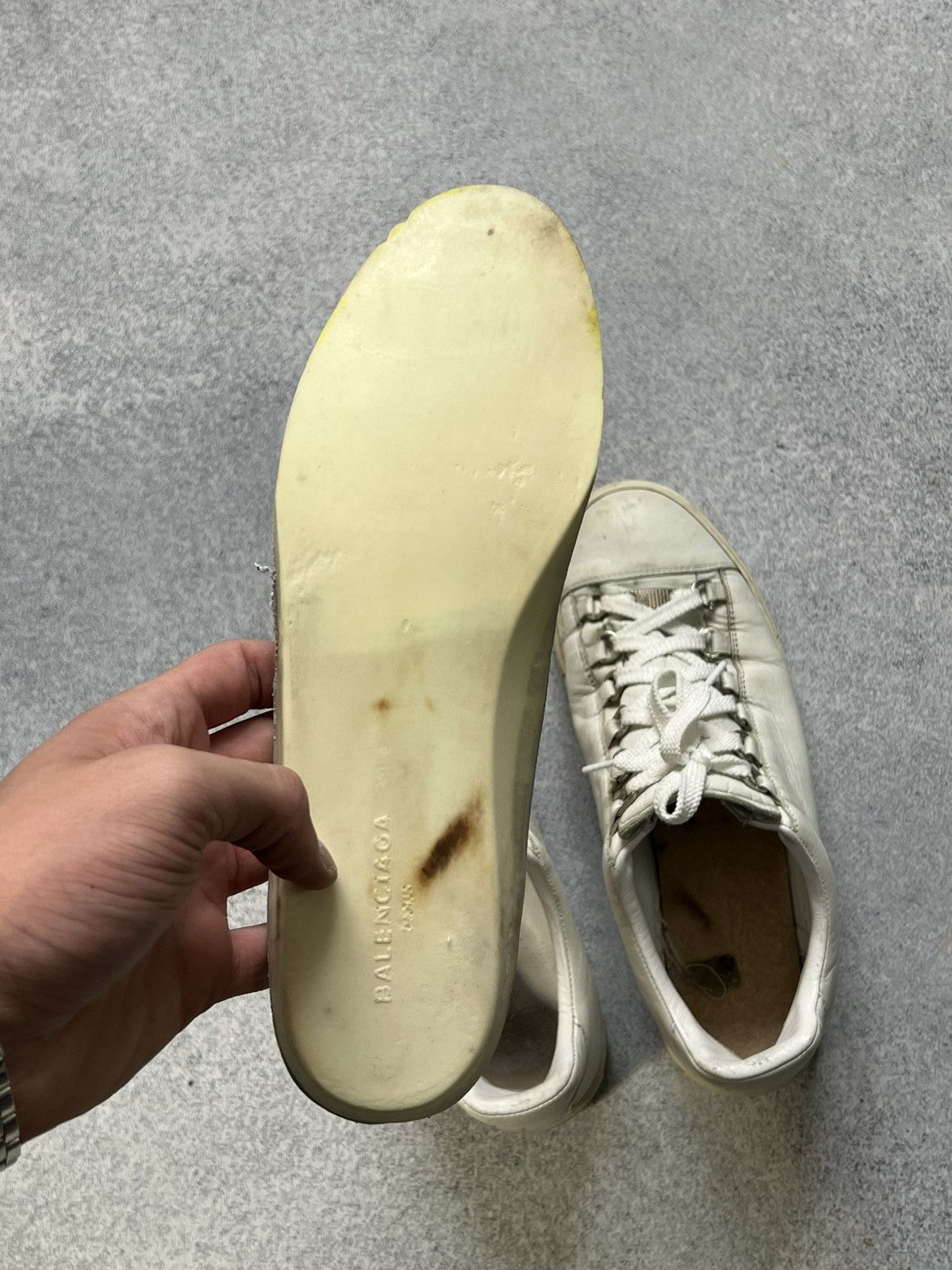 Balenciaga Arena Low Designer Leather Sneakers