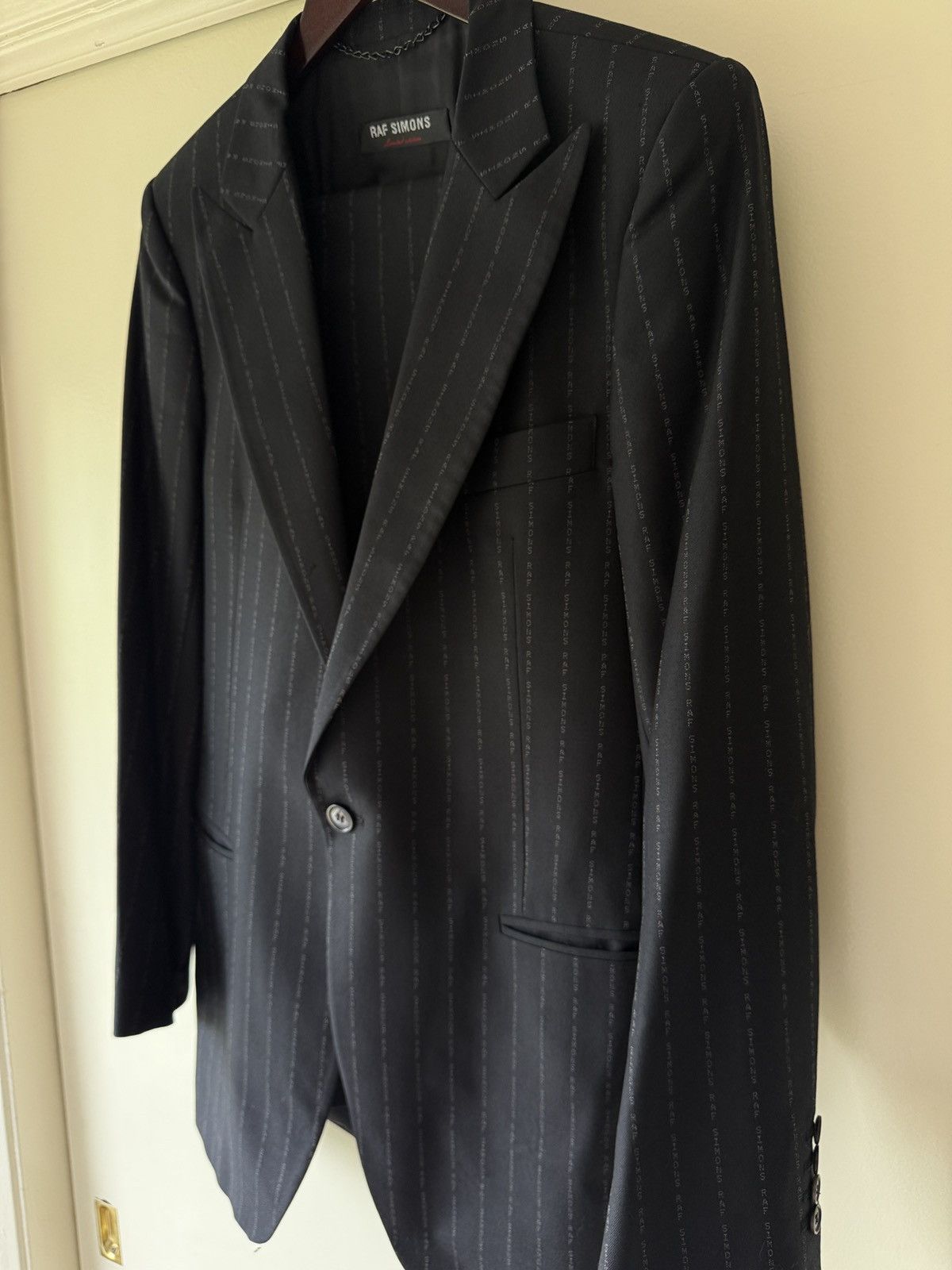 Raf Simons Pinstripe Limited Edition Suit Size 46R - 5 Thumbnail