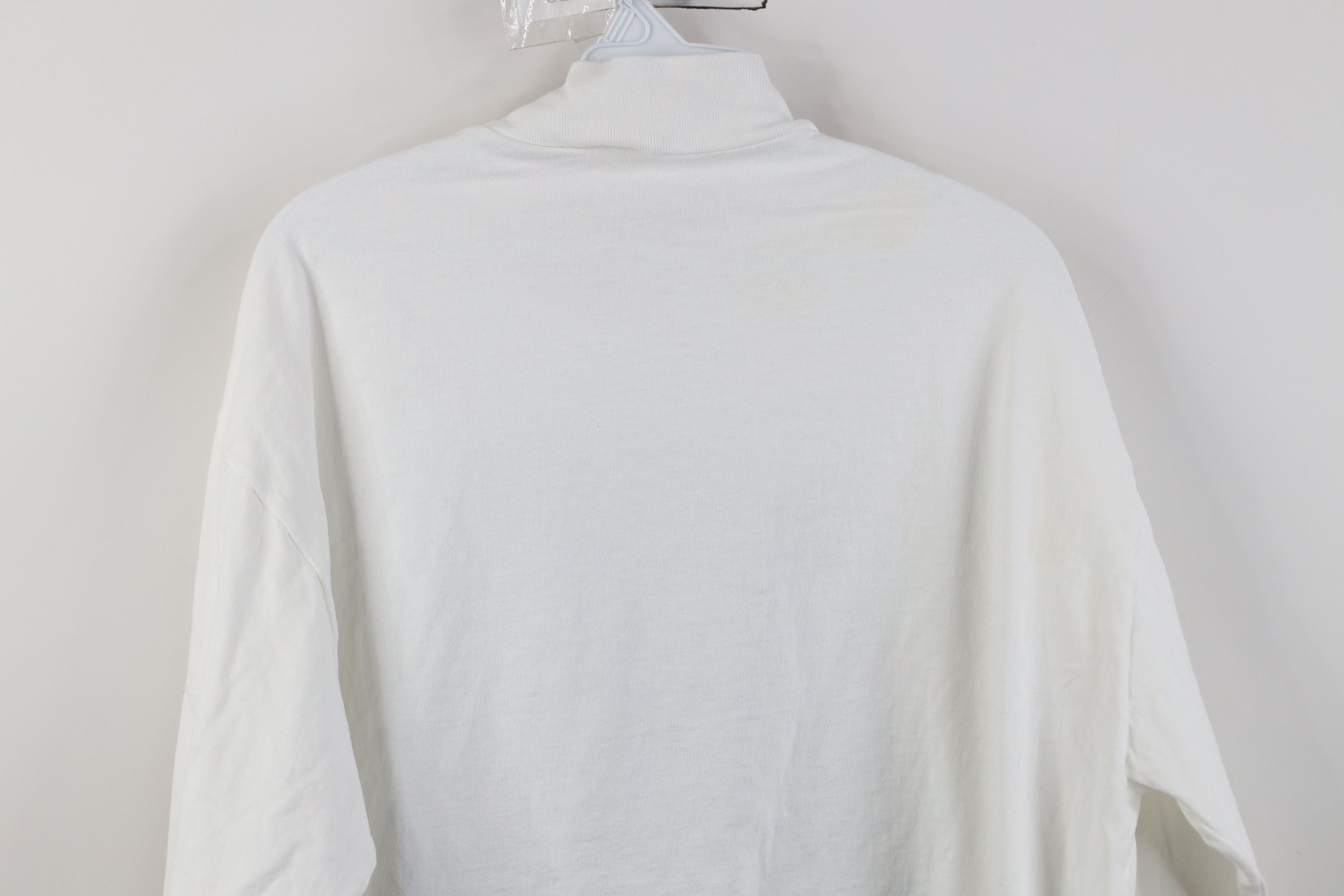 Vintage Vintage 90s University of Michigan Mock Neck T-Shirt Size XL / US 12-14 / IT 48-50 - 11 Thumbnail