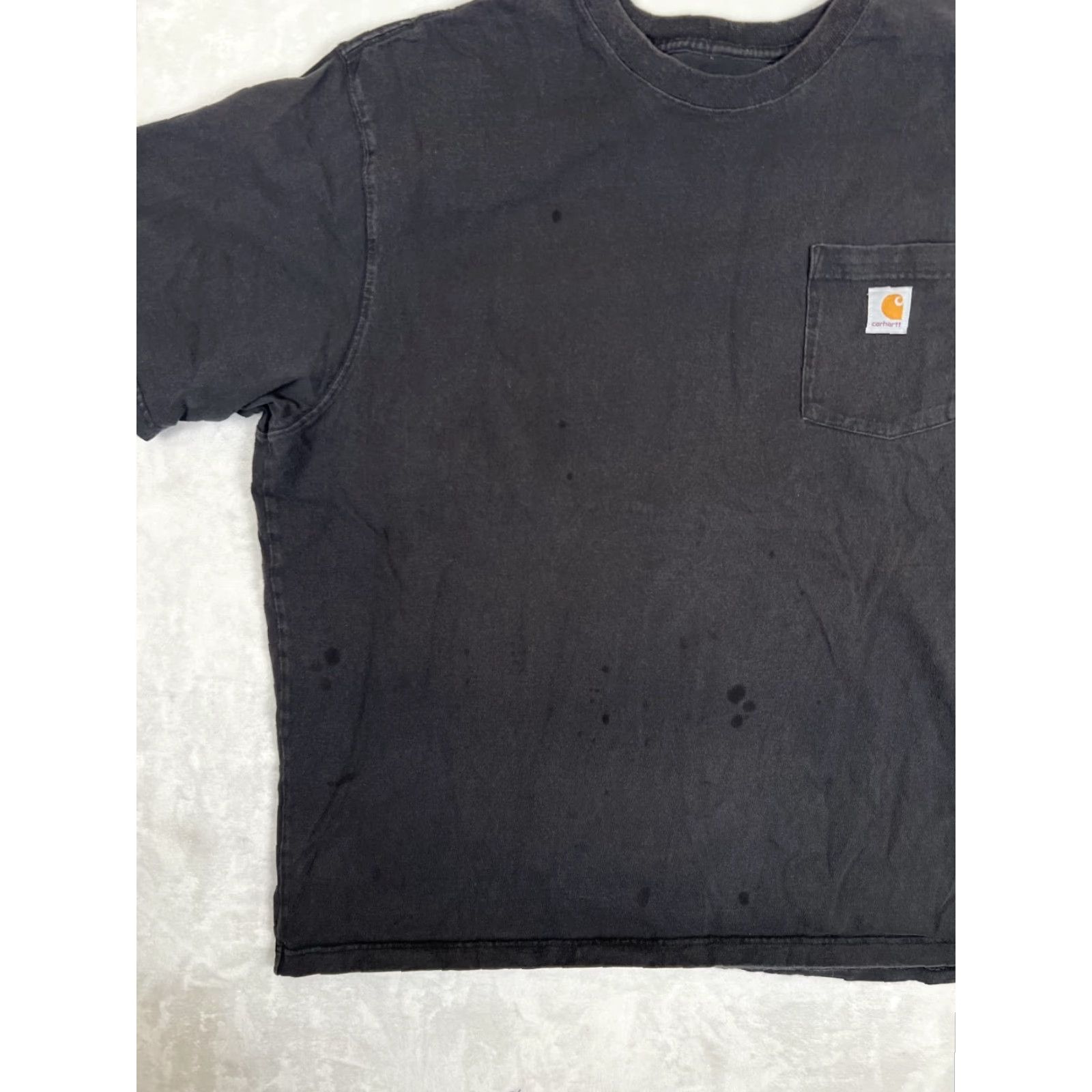 Carhartt VINTAGE Carhartt Black Pocket Tee T-Shirt 2XL Regular Crew Neck Short Sleeve Men K87 Grunge 90s Size US XXL / EU 58 / 5 - 3 Thumbnail