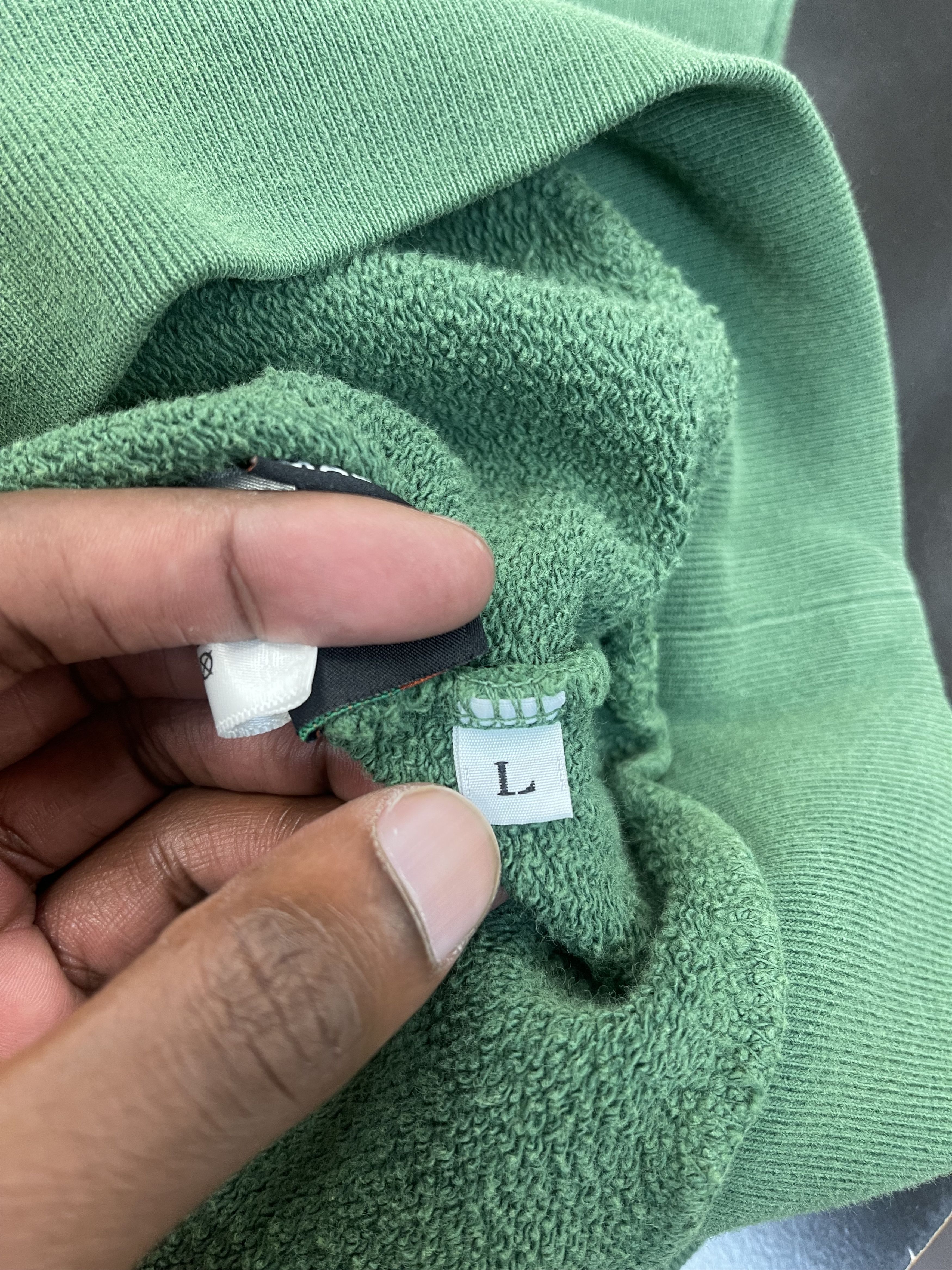DENIM TEARS Denim Tears Embroidered Hoodie Green Size US L / EU 52-54 / 3 - 6 Thumbnail