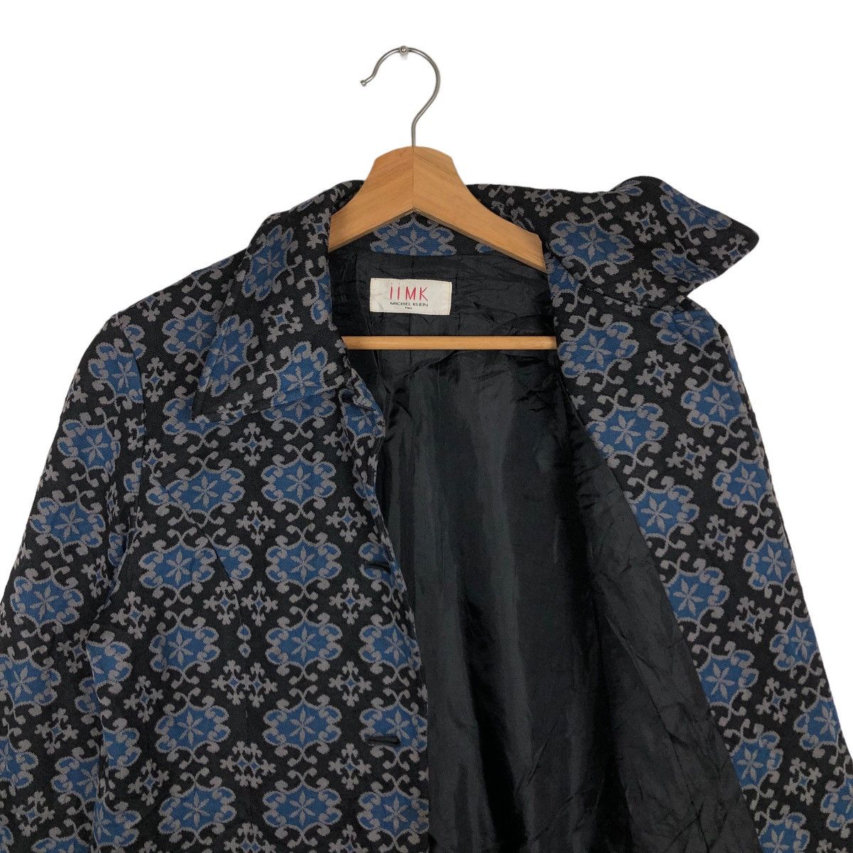 Vintage 🔥VINTAGE WOOL LONG JACKET IIMK MICHEL KLEIN PARIS Size US M / EU 48-50 / 2 - 9 Thumbnail