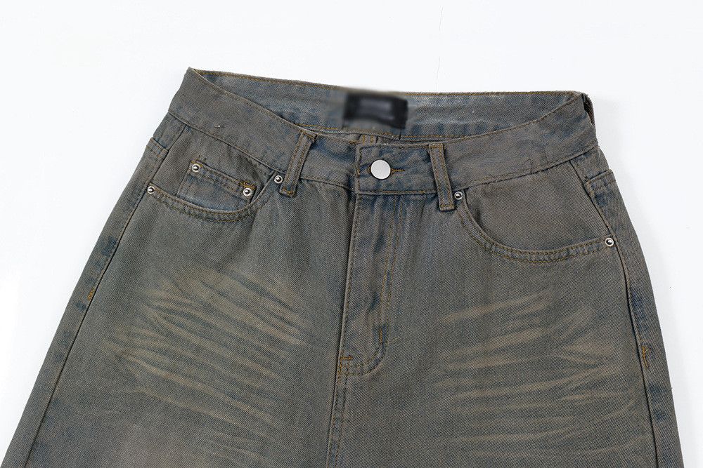 Japanese Brand × Jean Distressed washed men's street style punk denim shorts Size US 32 / EU 48 - 4 Thumbnail