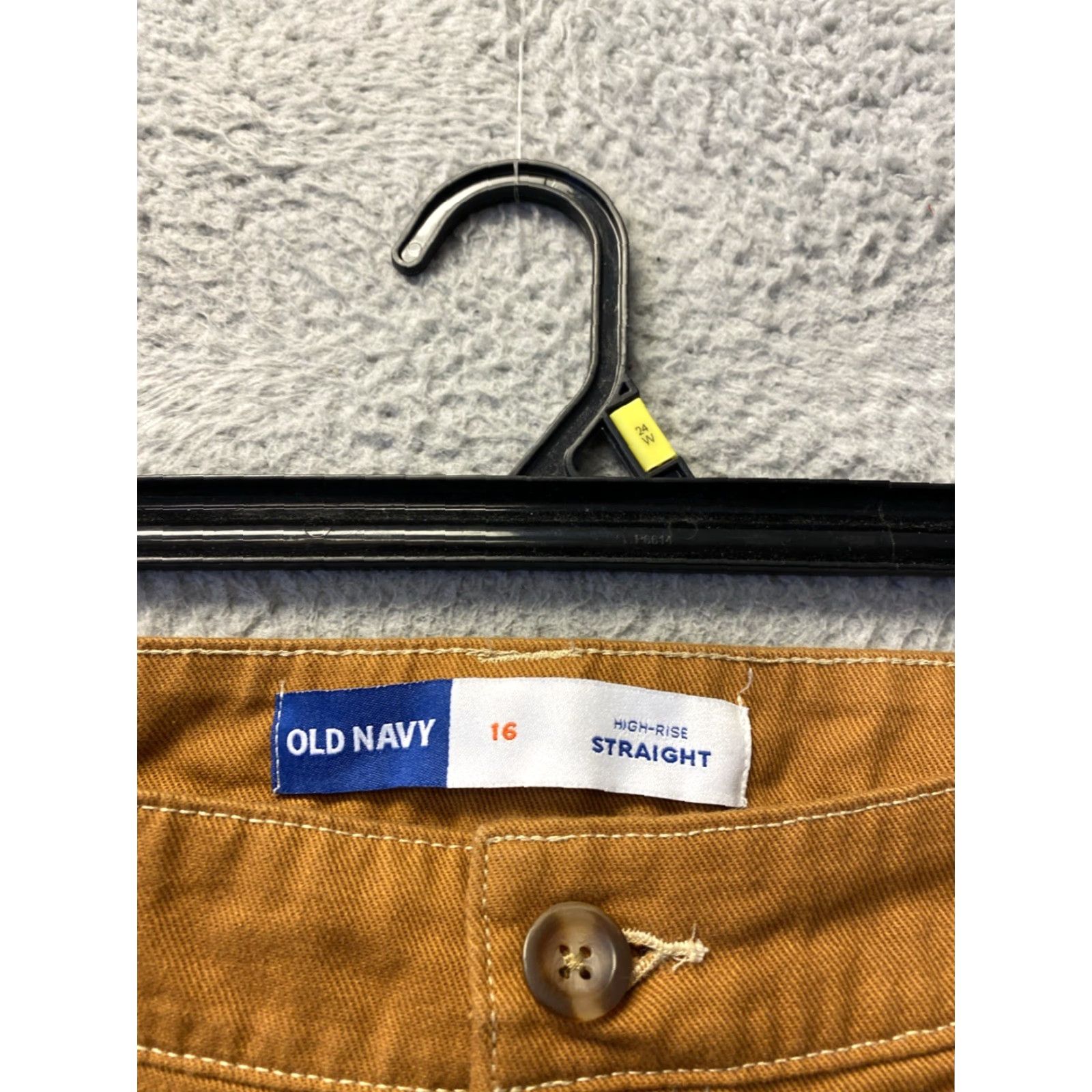 Old Navy Old Navy Utility Pants Womens 16 Tart Straight Leg High Rise Size 25" / US 0 / IT 36 - 3 Thumbnail