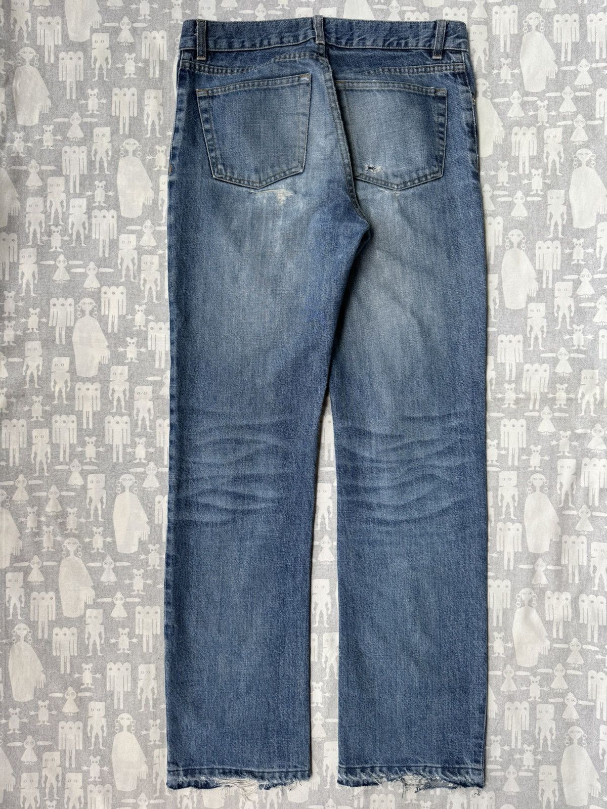 Helmut Lang Helmut Lang 1990's Distressed Classic Cut Released Hem Denim Size US 32 / EU 48 - 5 Thumbnail