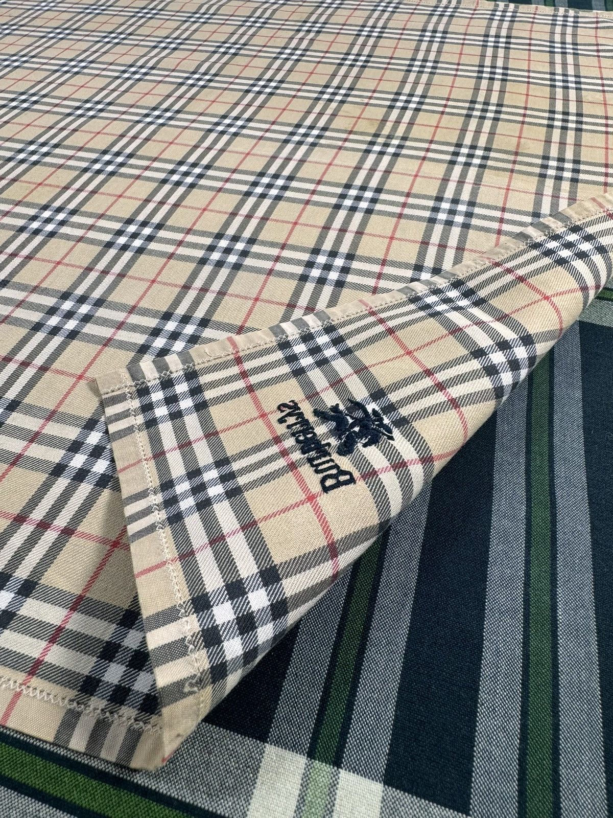 Burberry Burberrys Vintage Checkered Handkerchief Size ONE SIZE - 5 Thumbnail