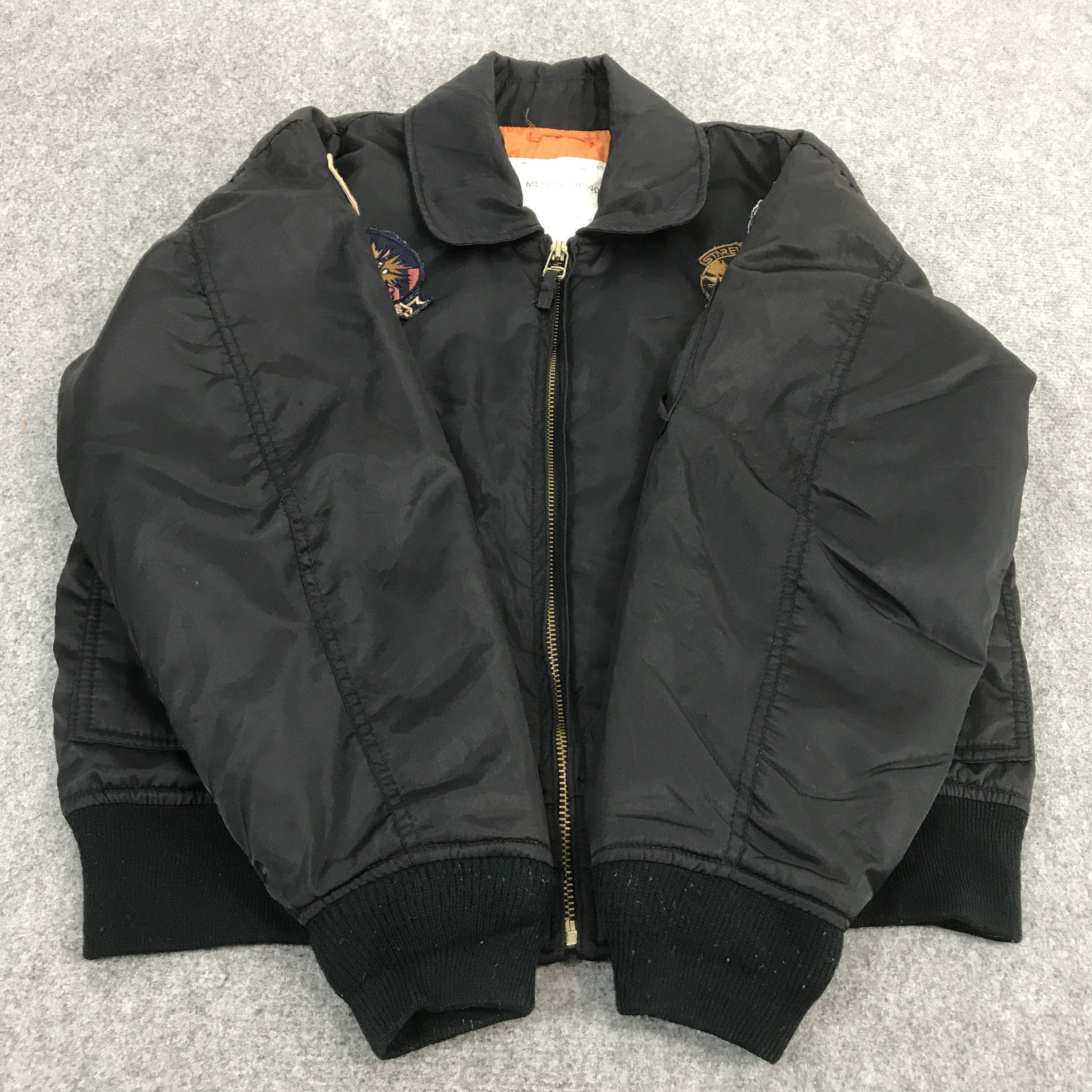 Japanese Brand MEAL COMBAT INDIVIDUAL MA-1 BOMBER JACKET Size US M / EU 48-50 / 2 - 8 Thumbnail