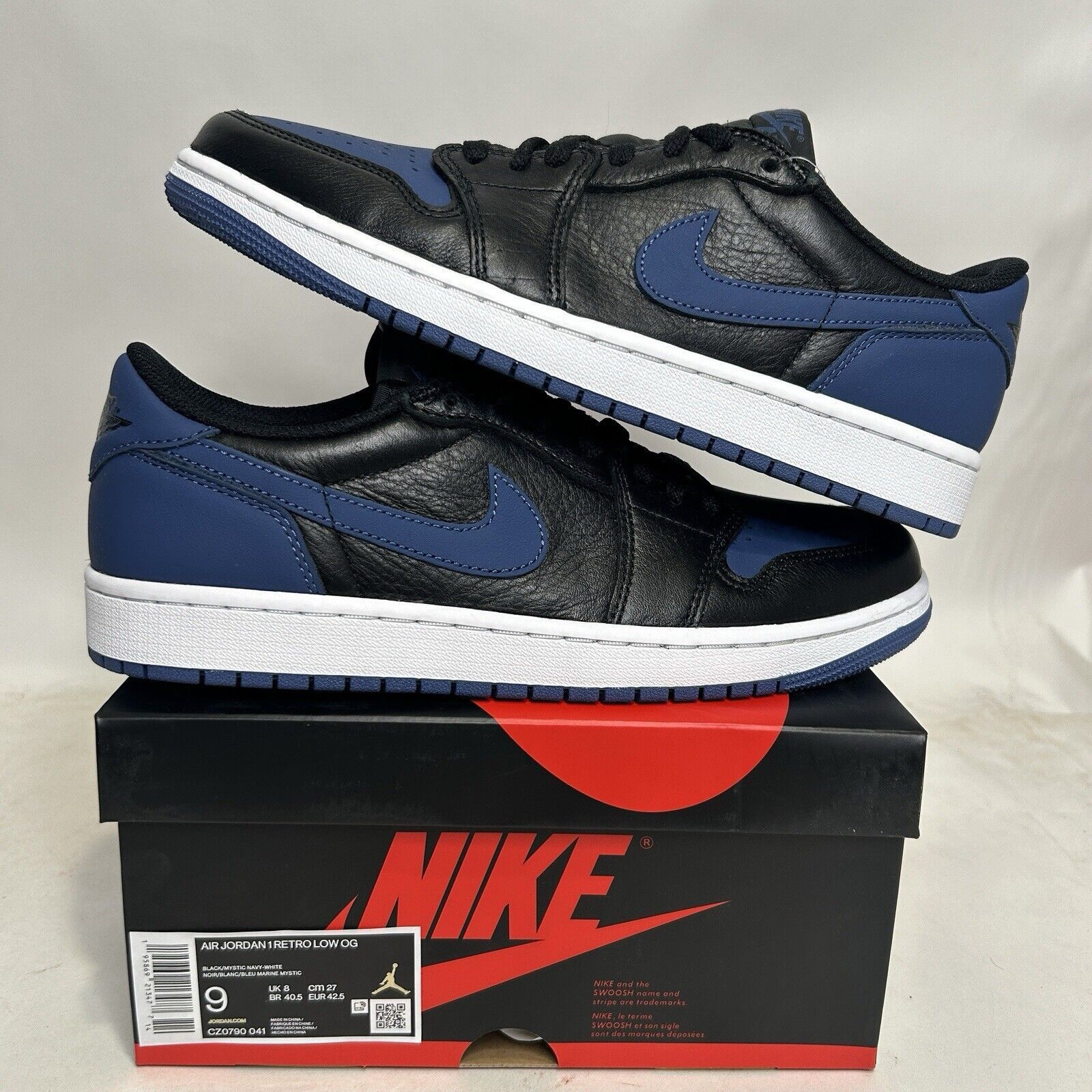 Nike Nike Shoes Air Jordan 1 Retro Low OG “Mystic Navy” 2024 Size US 9 / EU 42 - 1 Thumbnail