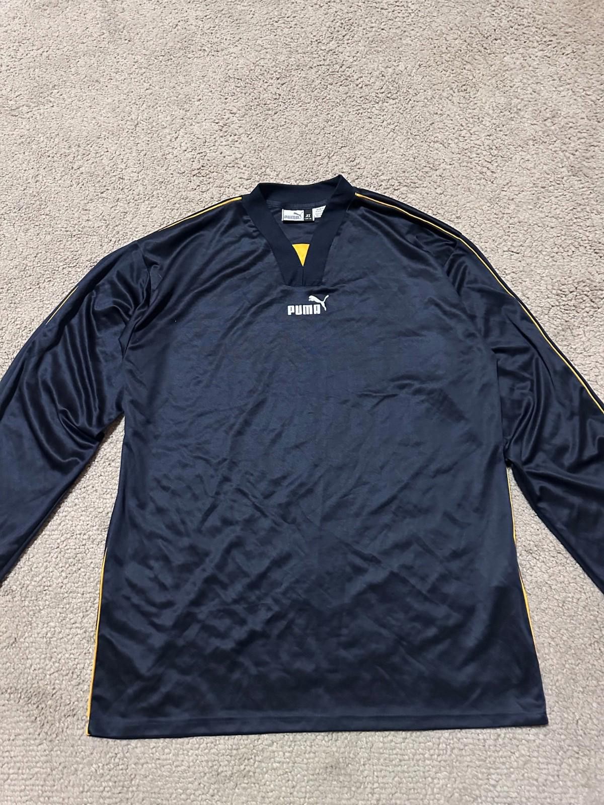 Puma VINTAGE PUMA 1990'S GOALKEEPER FOOTBALL SHIRT JERSEY SIZE XL Size US XL / EU 56 / 4 - 3 Thumbnail