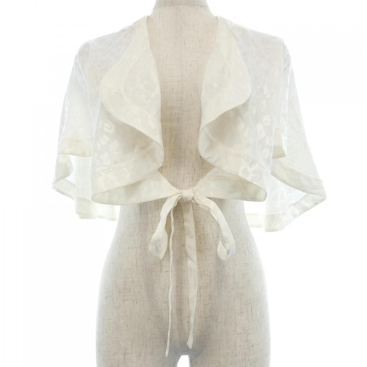 Chanel Chanel Chanel Silk Cape Textile Outerwear P75213V66669 DUTY FREE for USA Size ONE SIZE - 1 Thumbnail
