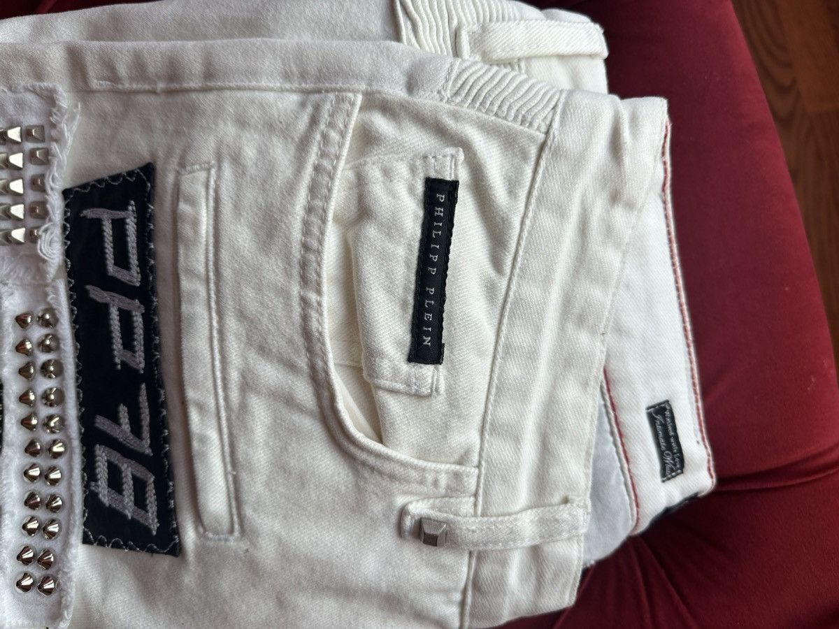 Philipp Plein Philipp Plein Denim “Ghetto Blaster” Studded Size US 32 / EU 48 - 19 Thumbnail