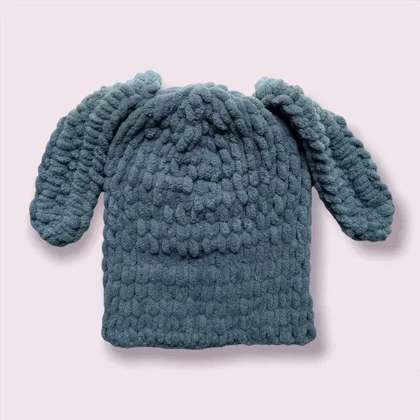 VIBE Handmade Knitted Balaclava Ski Mask Bunny Rabbit Style Size ONE SIZE - 8 Thumbnail