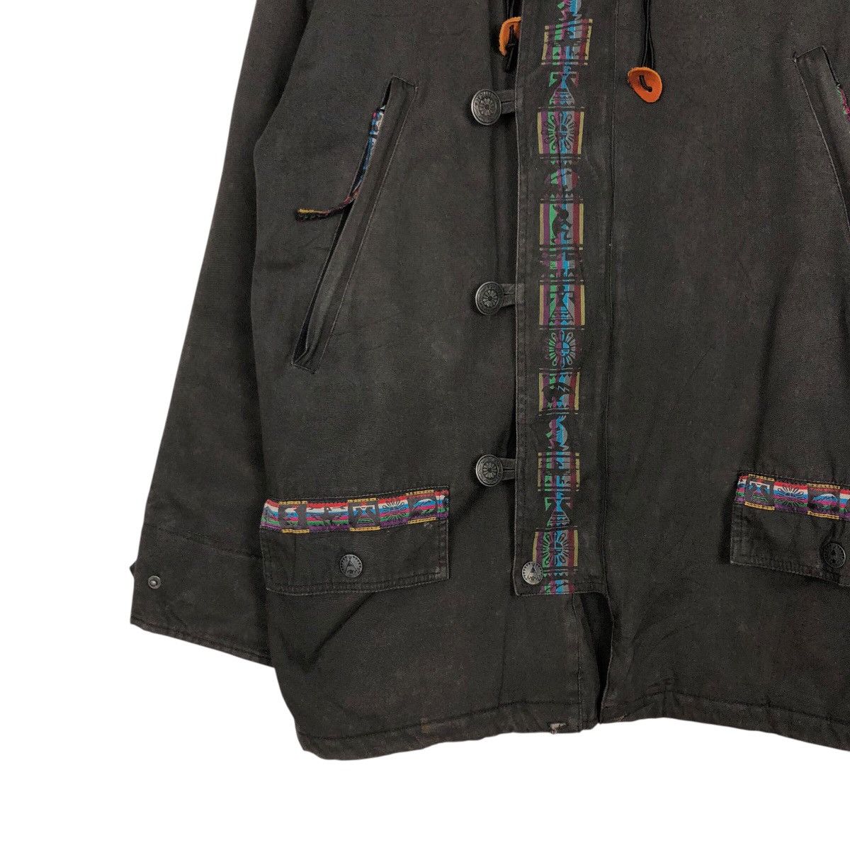 Japanese Brand 📌Vintage Chore Jacket Hoodie Titicaca Duck Canvas Size US L / EU 52-54 / 3 - 5 Thumbnail