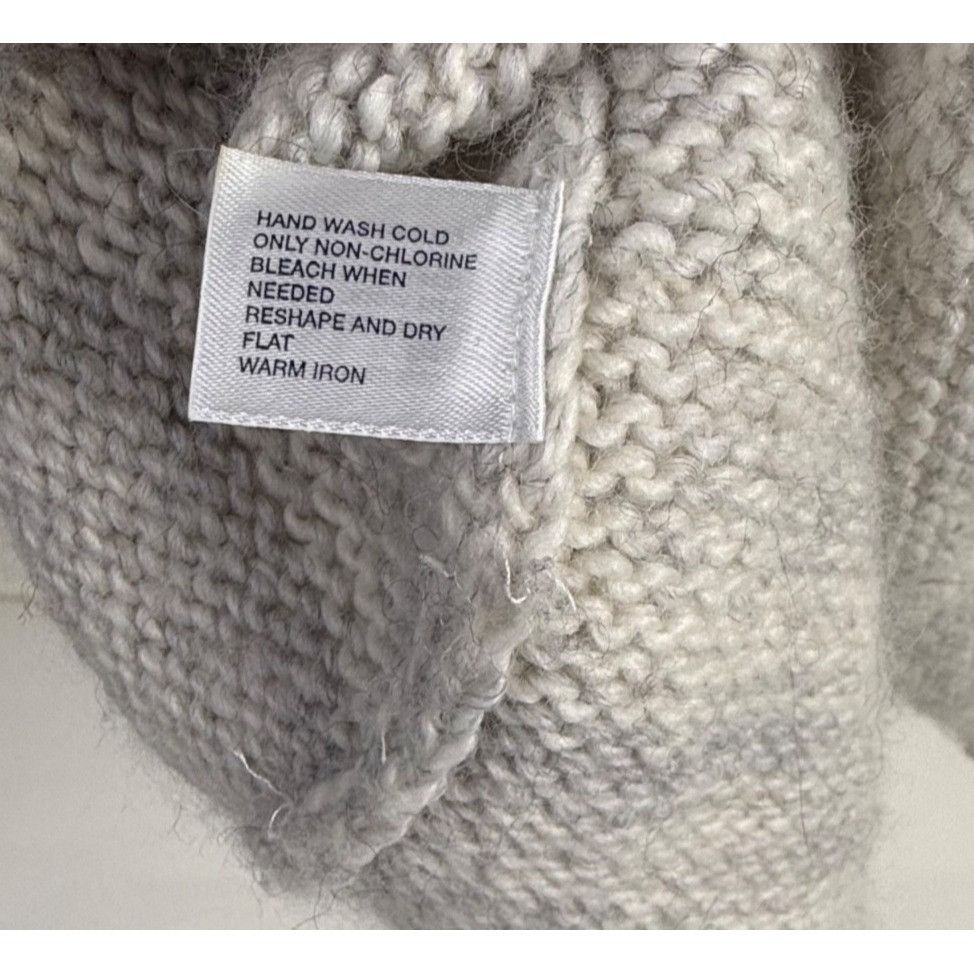 Gap Gap Women's Marled Knit Babydoll Cardigan Wool-Blend Sweater Size L / US 10 / IT 46 - 5 Thumbnail