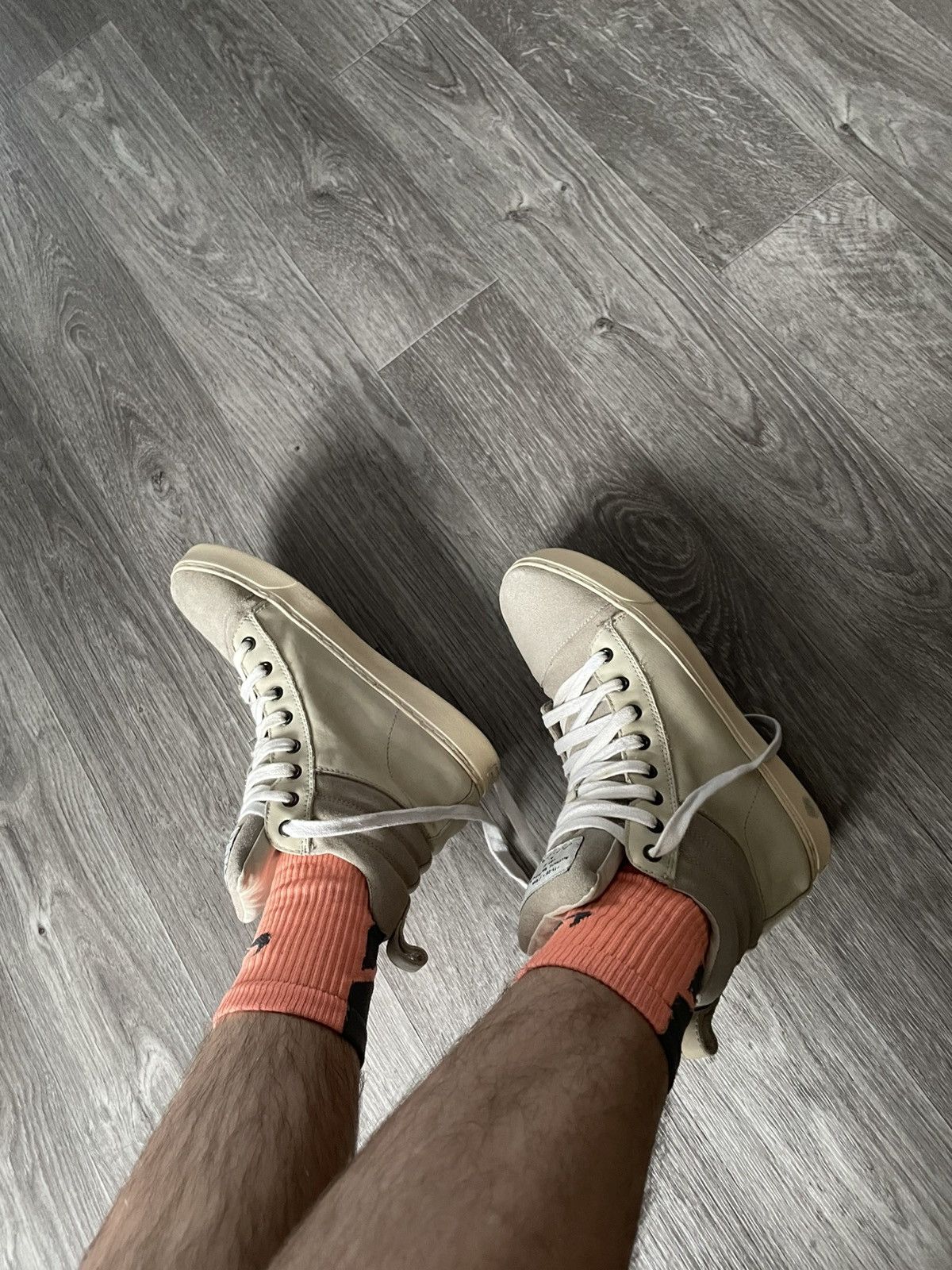 Allsaints ALLSAINTS SPITALFIELDS SUEDE HI-TOP SHOUS Size US 8 / EU 41 - 20 Thumbnail