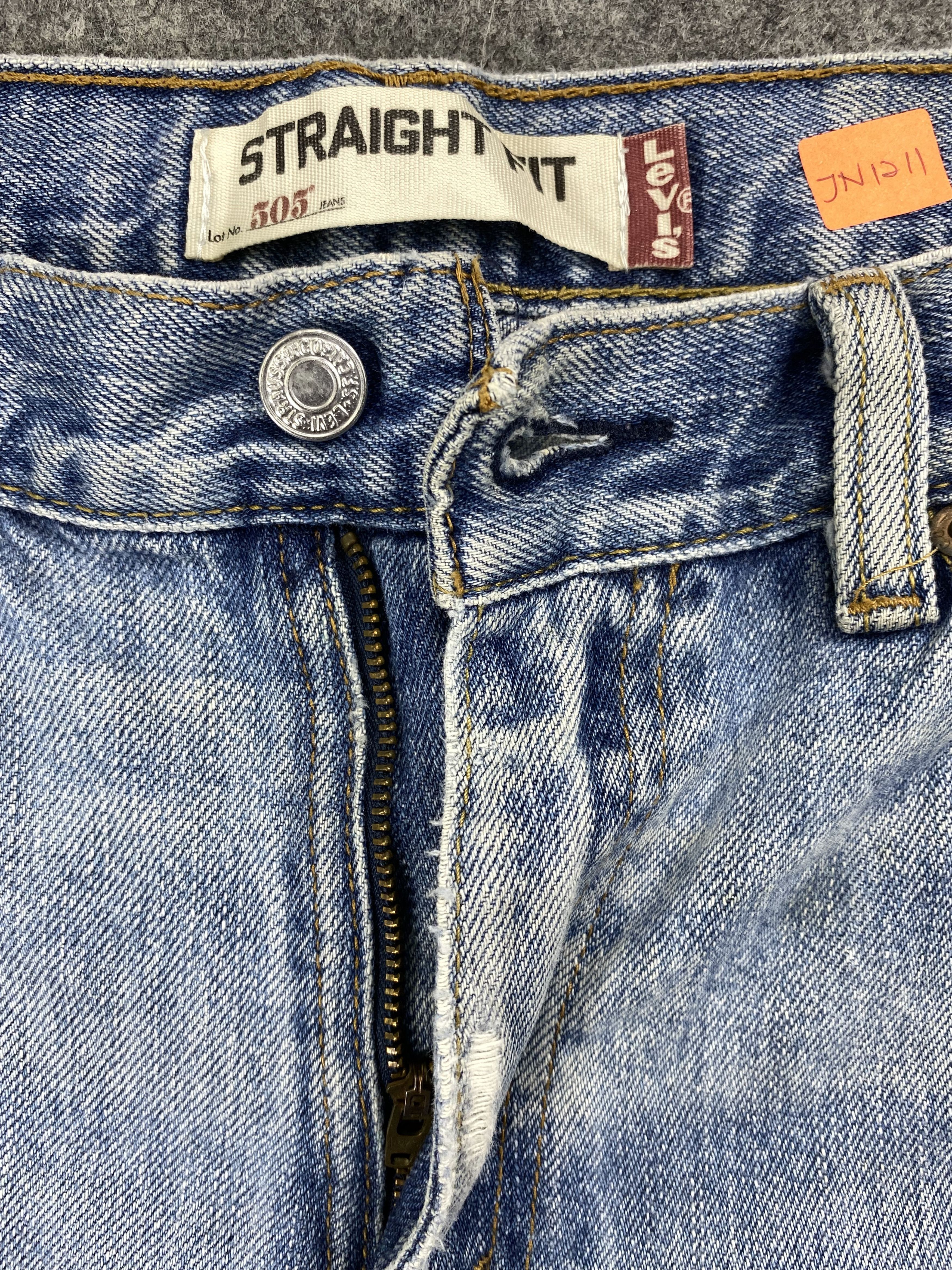 Japanese Brand Light Wash Vintage Levi's 505 Jeans 34x32 Denim -JN1211 Size US 34 / EU 50 - 6 Thumbnail