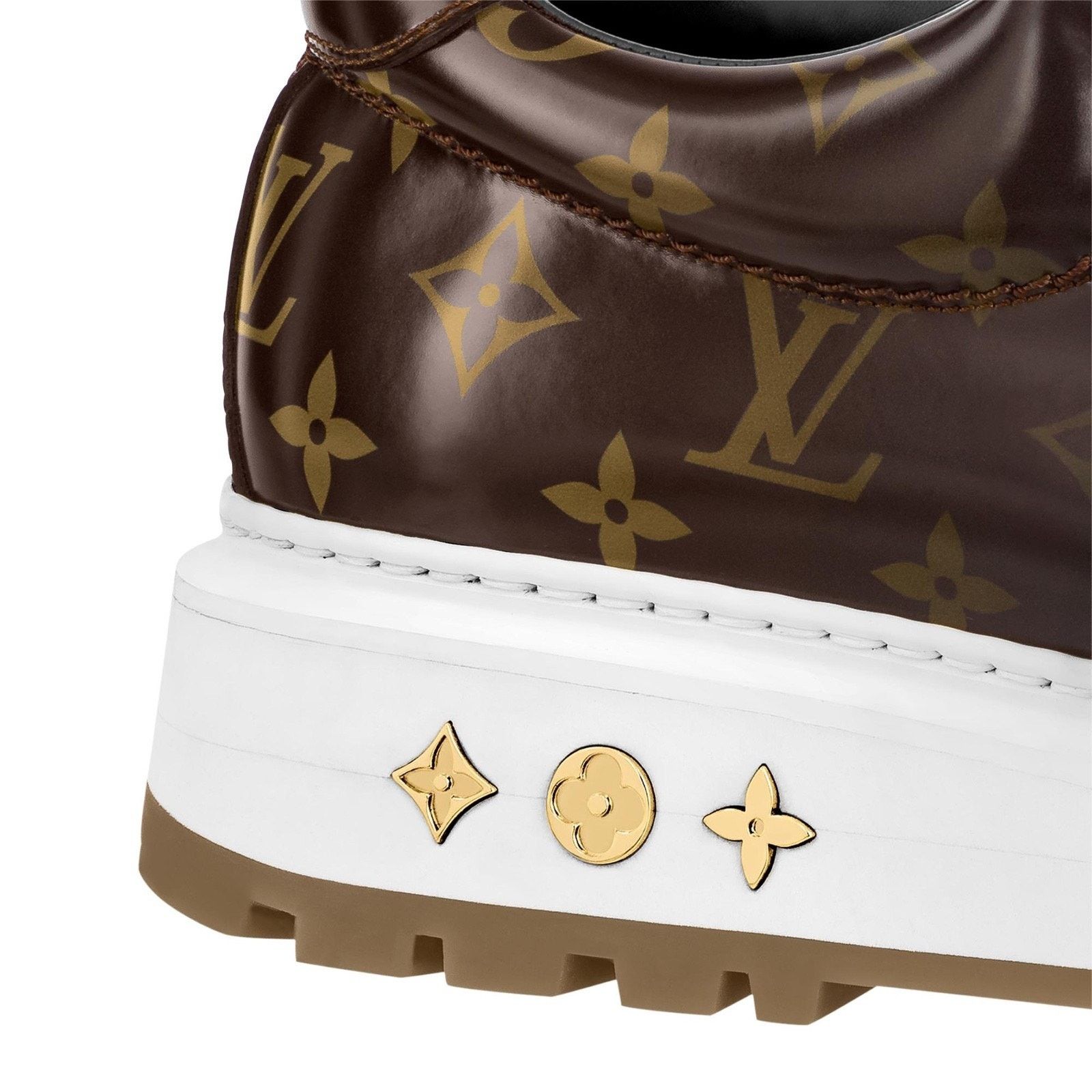 Louis Vuitton Louis Vuitton LV x NBA Abbesses Derby Ebony Brown Size US 10 / EU 43 - 4 Thumbnail