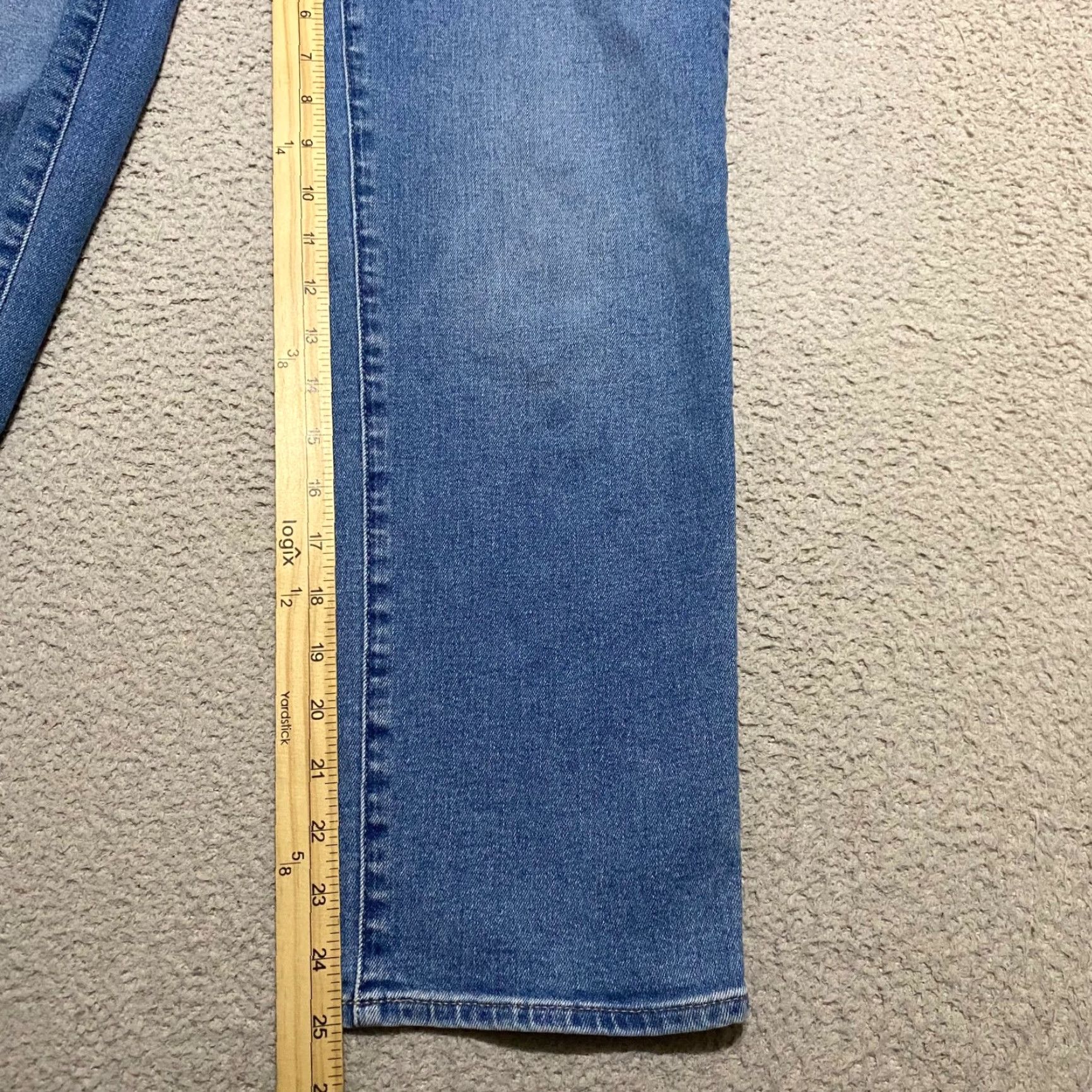 J.Crew J.CREW Jeans 28P Petite Medium Blue Denim High Rise 5-Pocket Style Straight Vintage? (no) Petites Women Shirts? Size 28" / US 6 / IT 42 - 6 Thumbnail