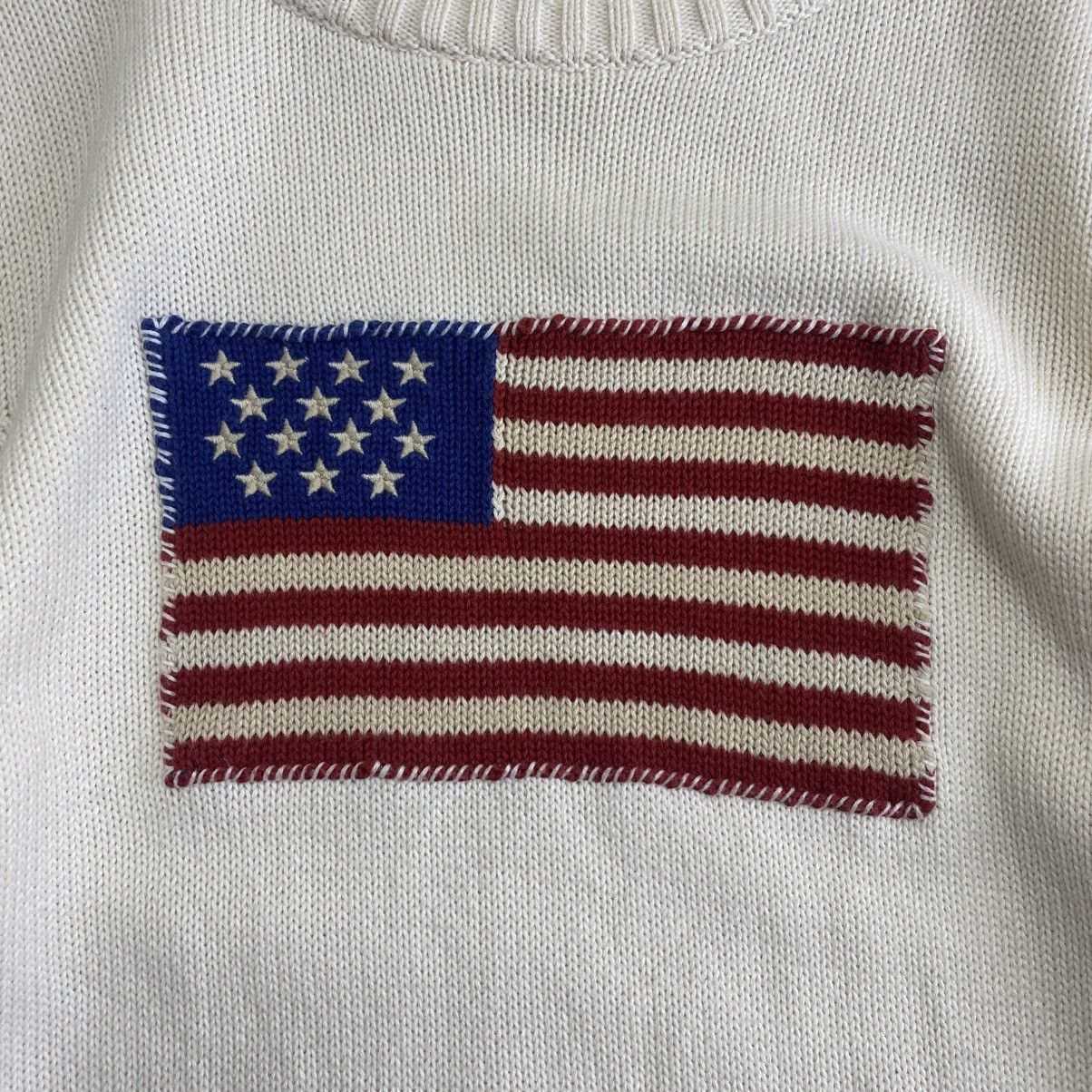 Polo Ralph Lauren Polo ralph lauren USA sweater knit cotton navy flag mens Size US S / EU 44-46 / 1 - 5 Thumbnail