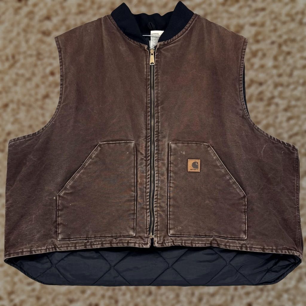 Carhartt × Vintage Vintage Carhartt V02 DKB quilted line vest