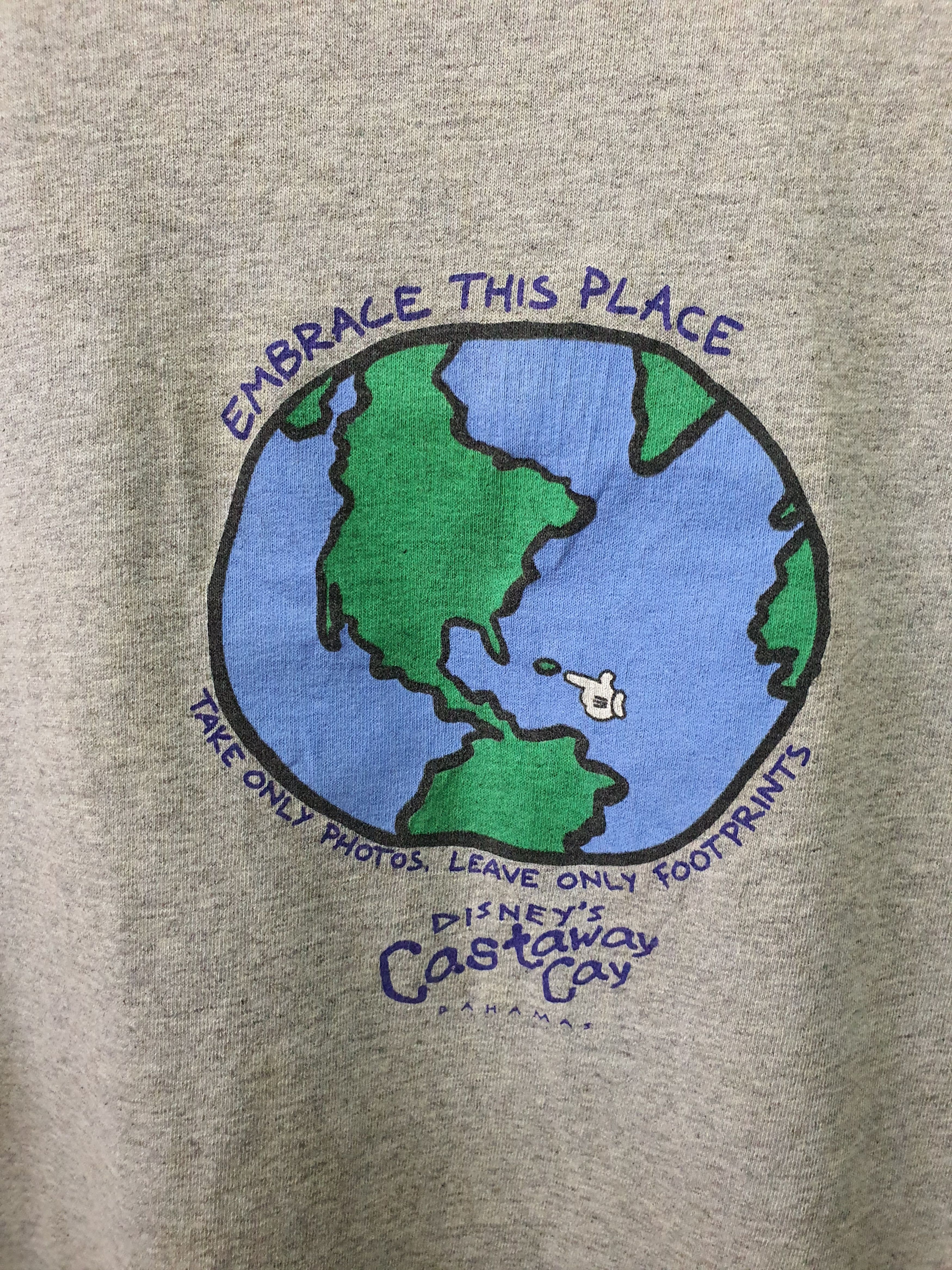 Disney vintage 90s Disney Cruise Line Castaway Cay T-shirt Size US XL / EU 56 / 4 - 4 Thumbnail