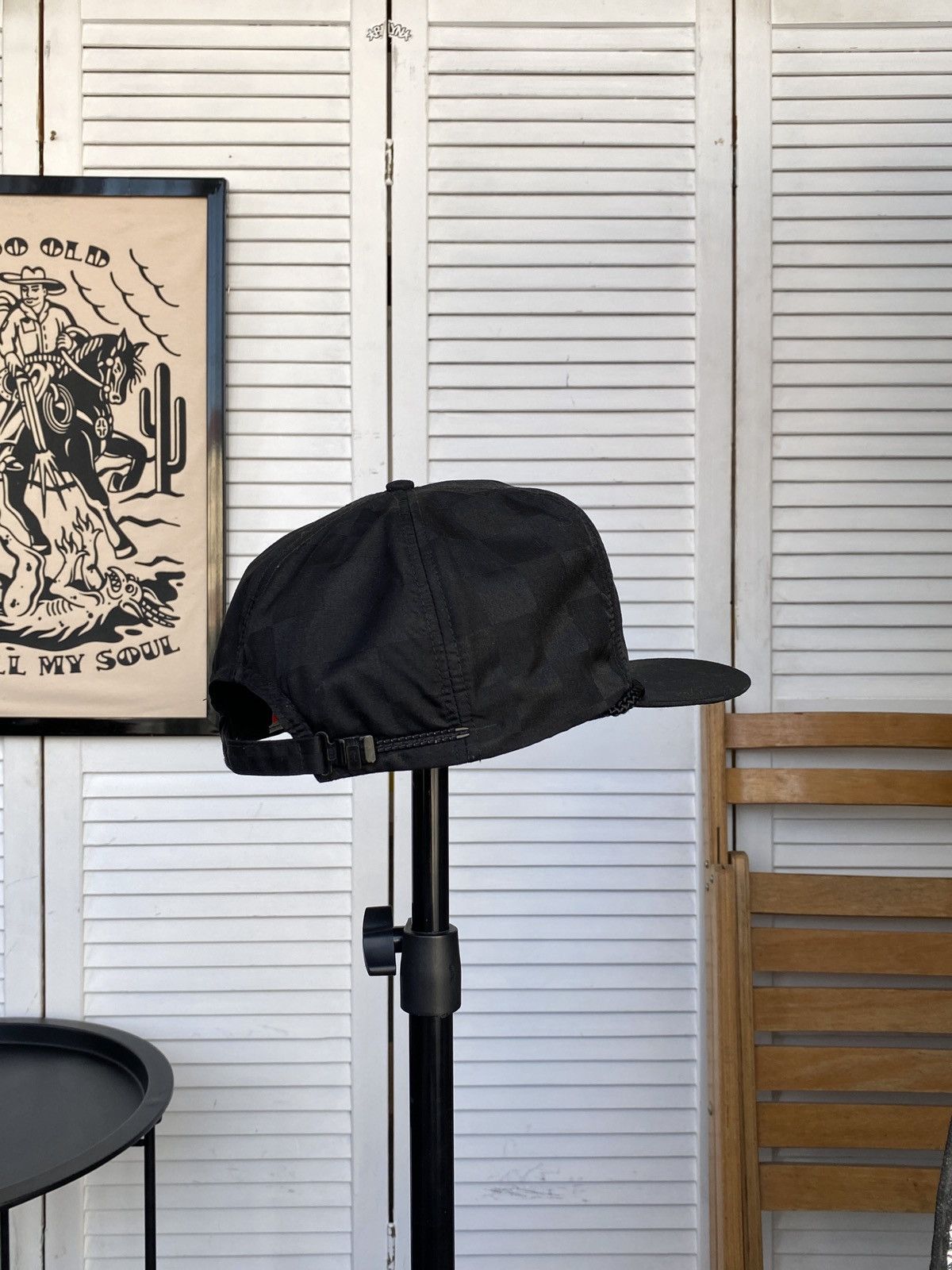 Route 66 × Vintage Vintage Route 66 Trucker Hat Black Chessboard Rope USA Size ONE SIZE - 8 Thumbnail