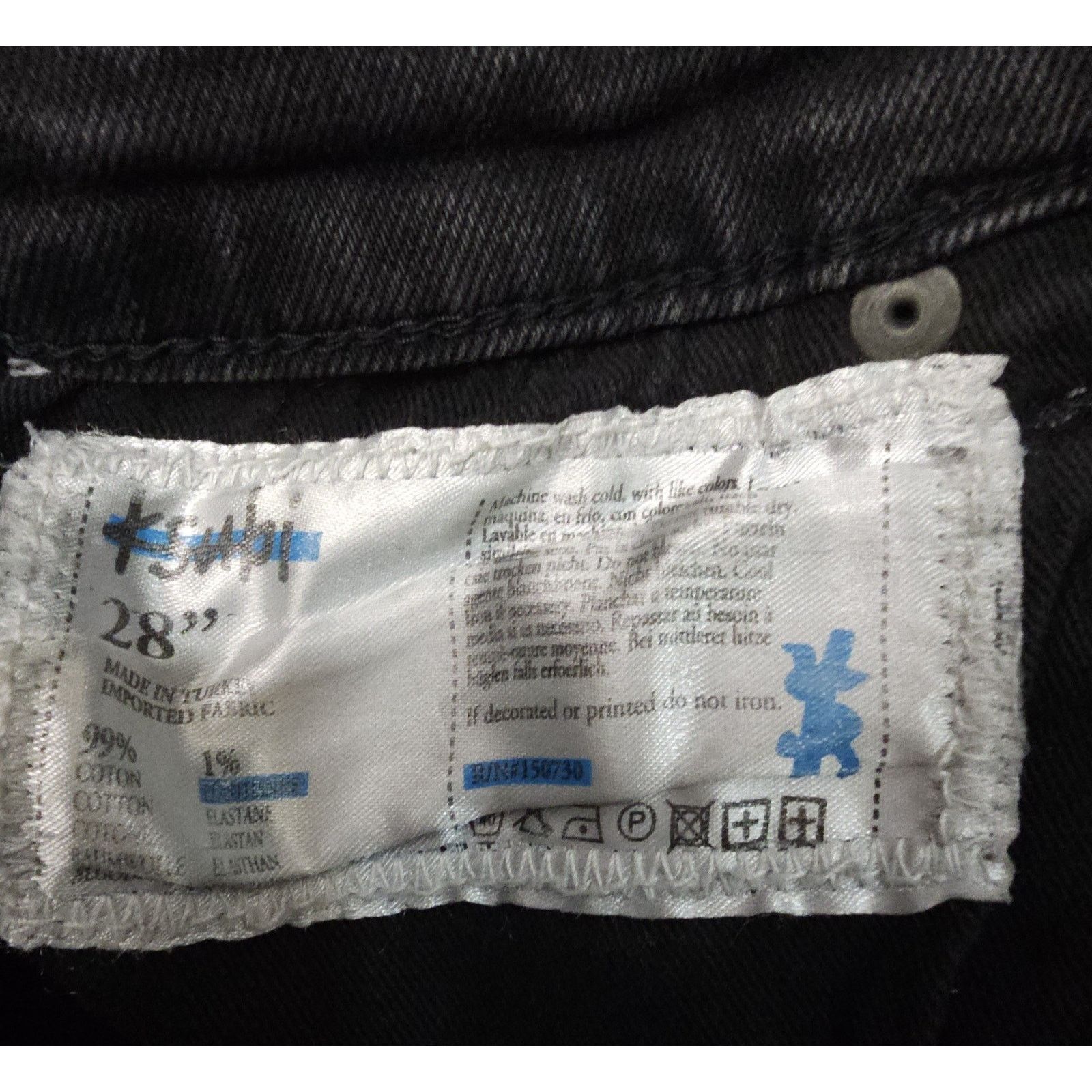 Ksubi Ksubi Chitch Boneyard Slim Fit Distressed Black Jeans 28 Size 28" / US 6 / IT 42 - 9 Thumbnail