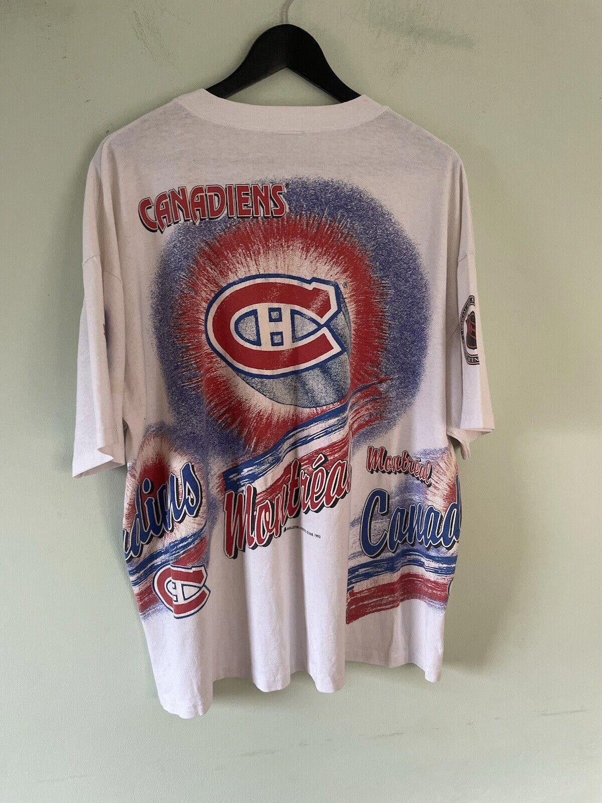 NHL Vintage NHL Montreal Canadiens T Shirt XXL Size US XXL / EU 58 / 5 - 2 Thumbnail