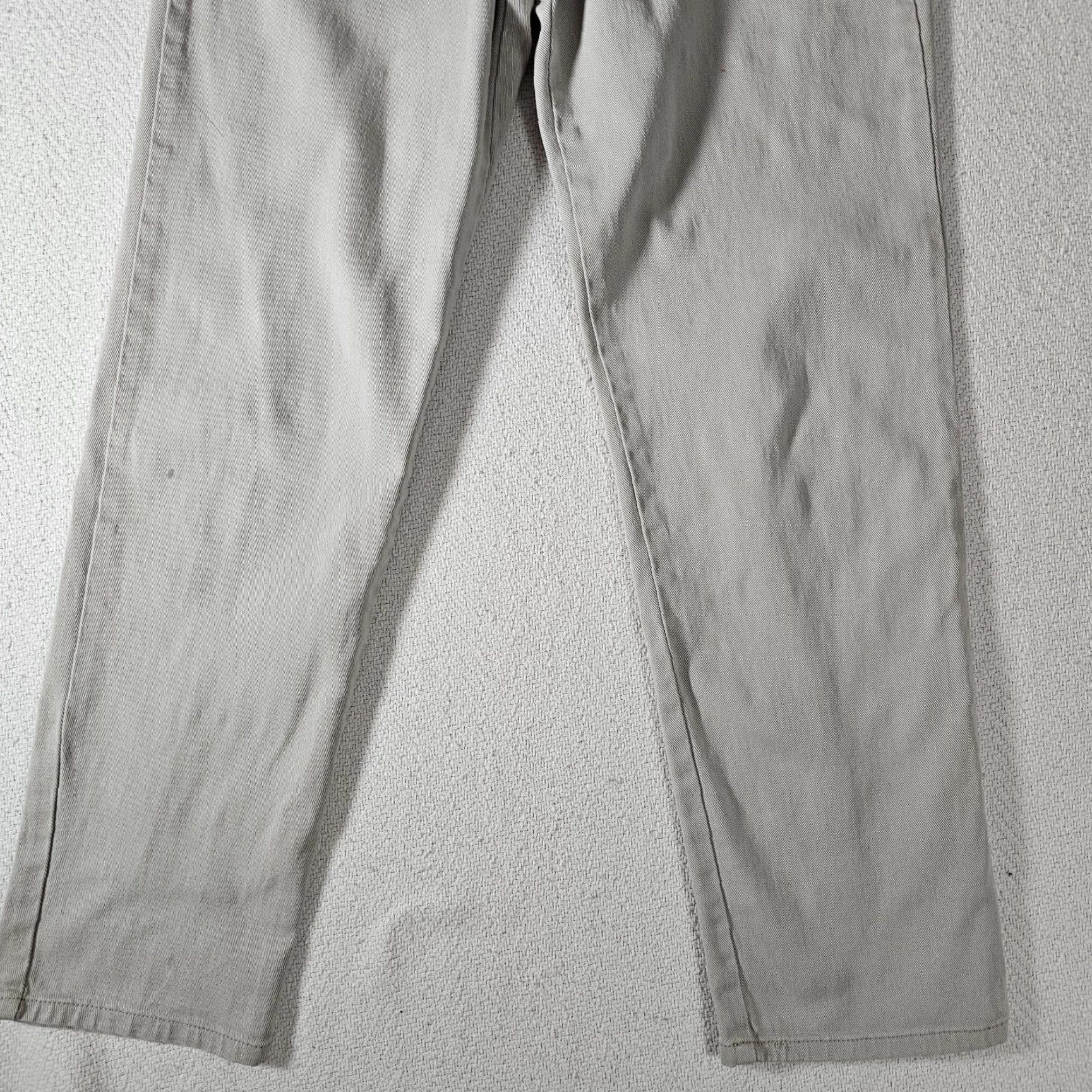 Gloria Vanderbilt VINTAGE Gloria Vanderbilt Women's Jeans Size 6 Beige Stretch Straight Leg Denim Mid Rise Regular Fit Size 28" / US 6 / IT 42 - 2 Thumbnail