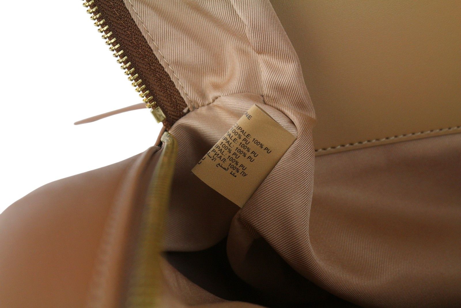Love Moschino ZAINO PU CAMMELLO OS Brown Logo Backpack 87736 Size ONE SIZE - 9 Thumbnail