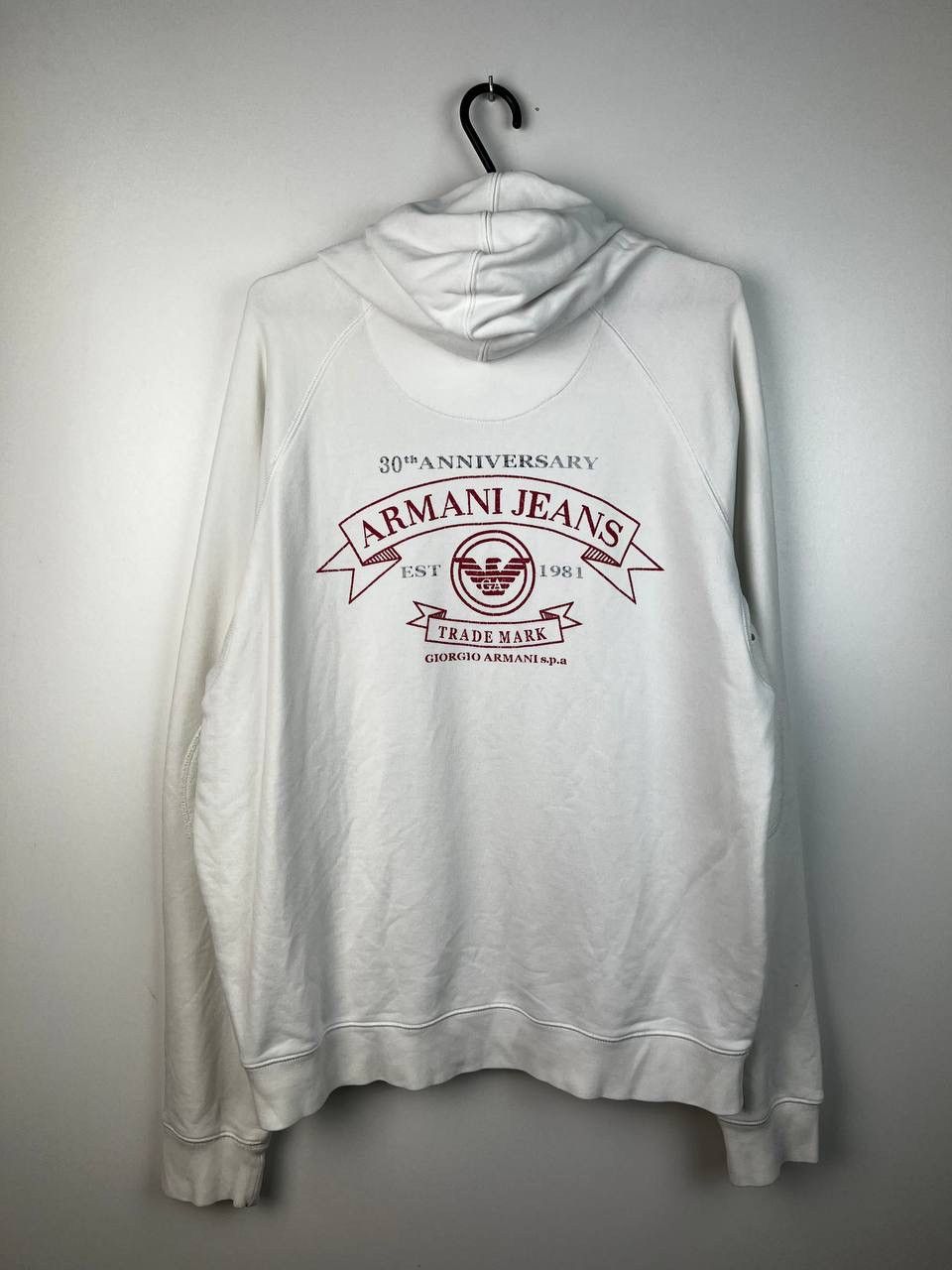 Armani Armani Jeans vintage hoodie size XL Size US XL / EU 56 / 4 - 2 Thumbnail
