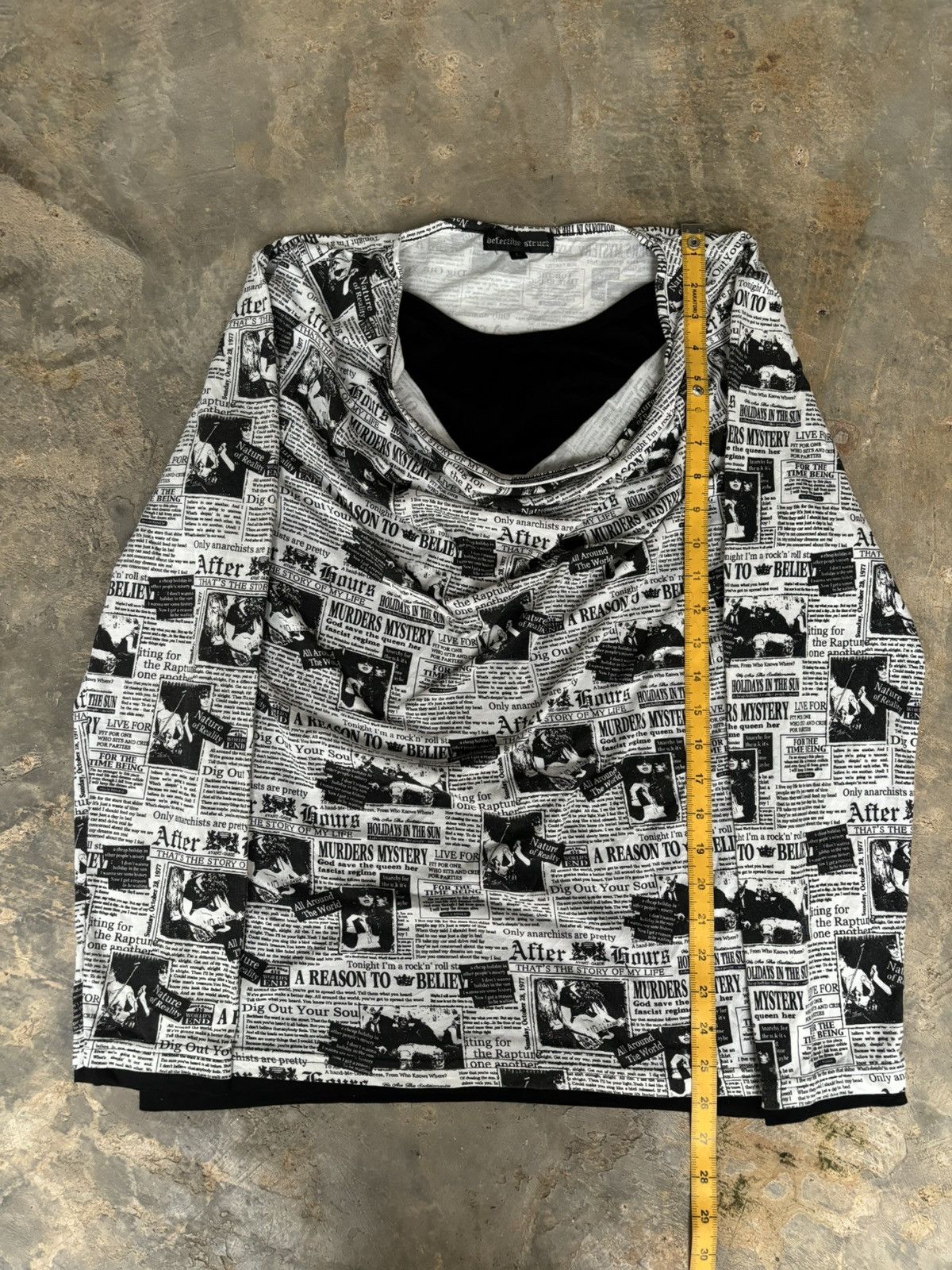 Hysteric Glamour Y2k Double Layer Defectibe Struct Ifsixwasnine Punk Style Size US L / EU 52-54 / 3 - 11 Thumbnail