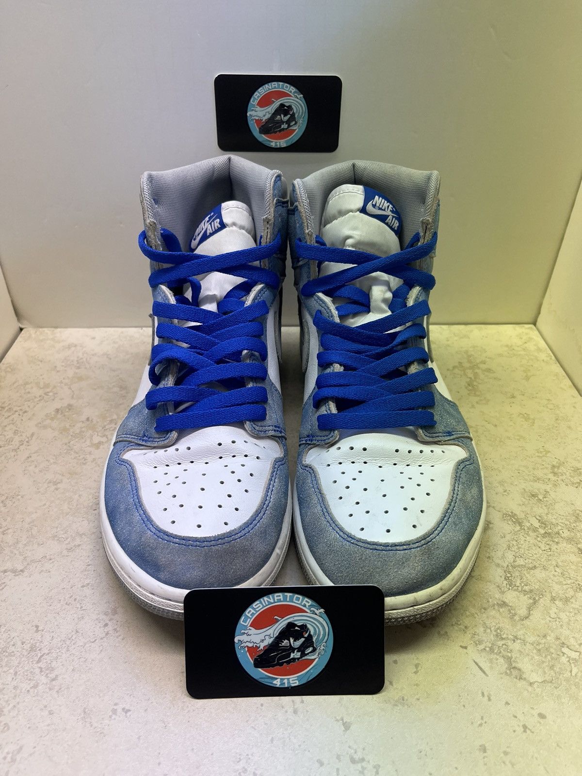 Jordan Brand Size 11.5 - Jordan 1 Retro OG High Hyper Royal 555088-402 Size US 11.5 / EU 44-45 - 3 Thumbnail