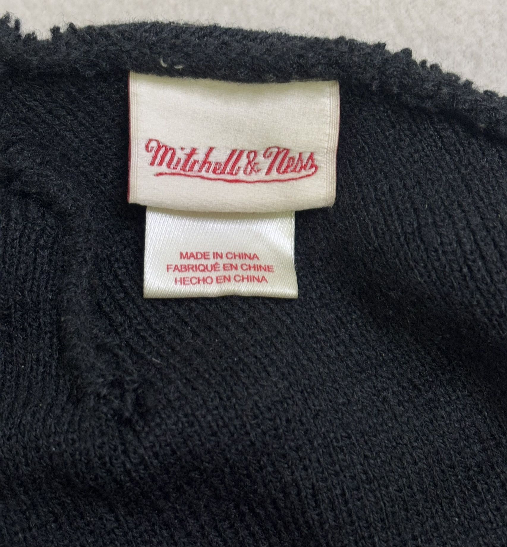 Mitchell & Ness × NBA Chicago Bulls Mitchell Ness Black Winter Hat Size Universal Size ONE SIZE - 7 Thumbnail