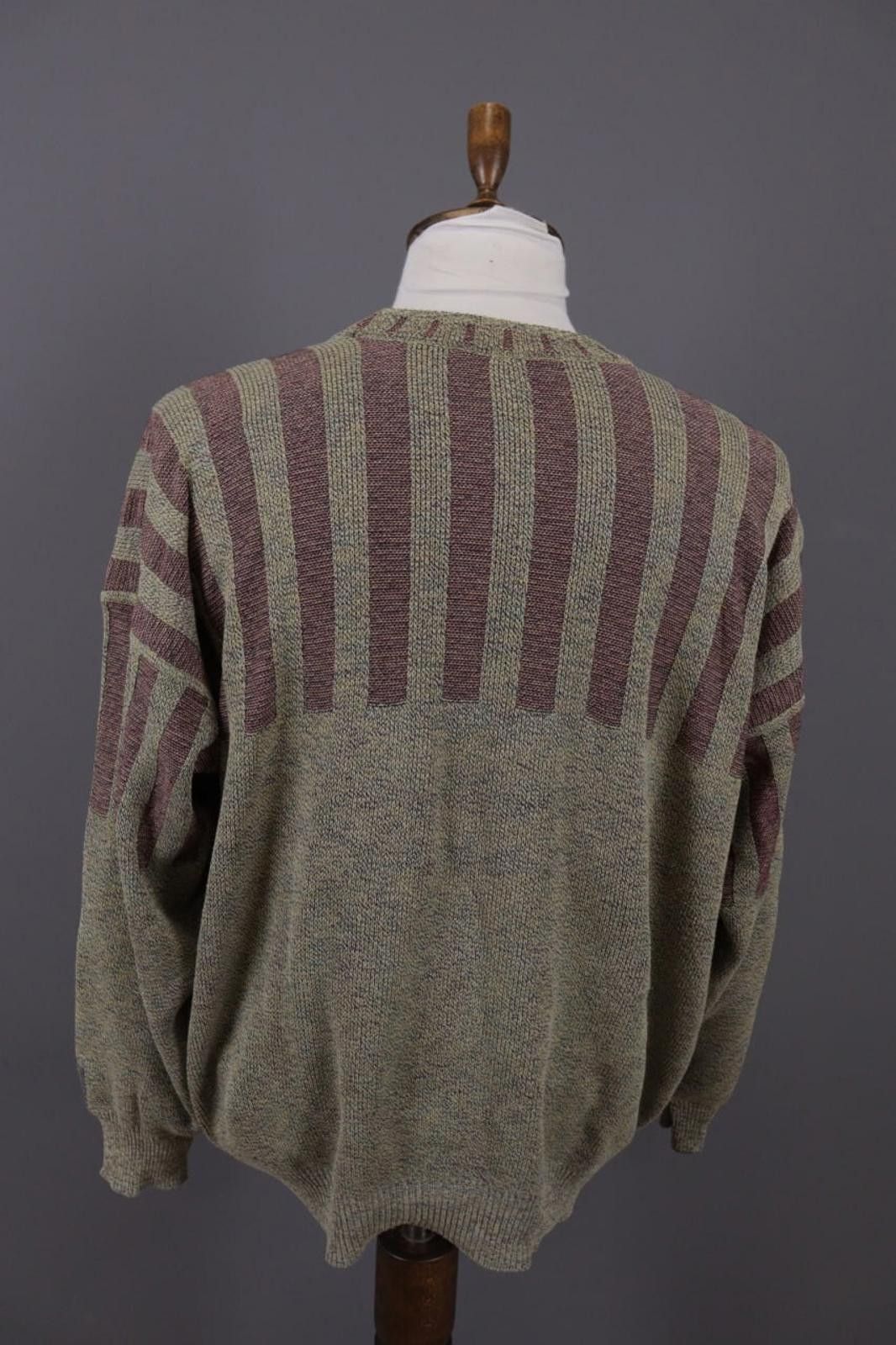 Carlo Colucci Carlo Colucci Crew Neck Multicolour Knit Sweater Size 54 Size US M / EU 48-50 / 2 - 7 Thumbnail