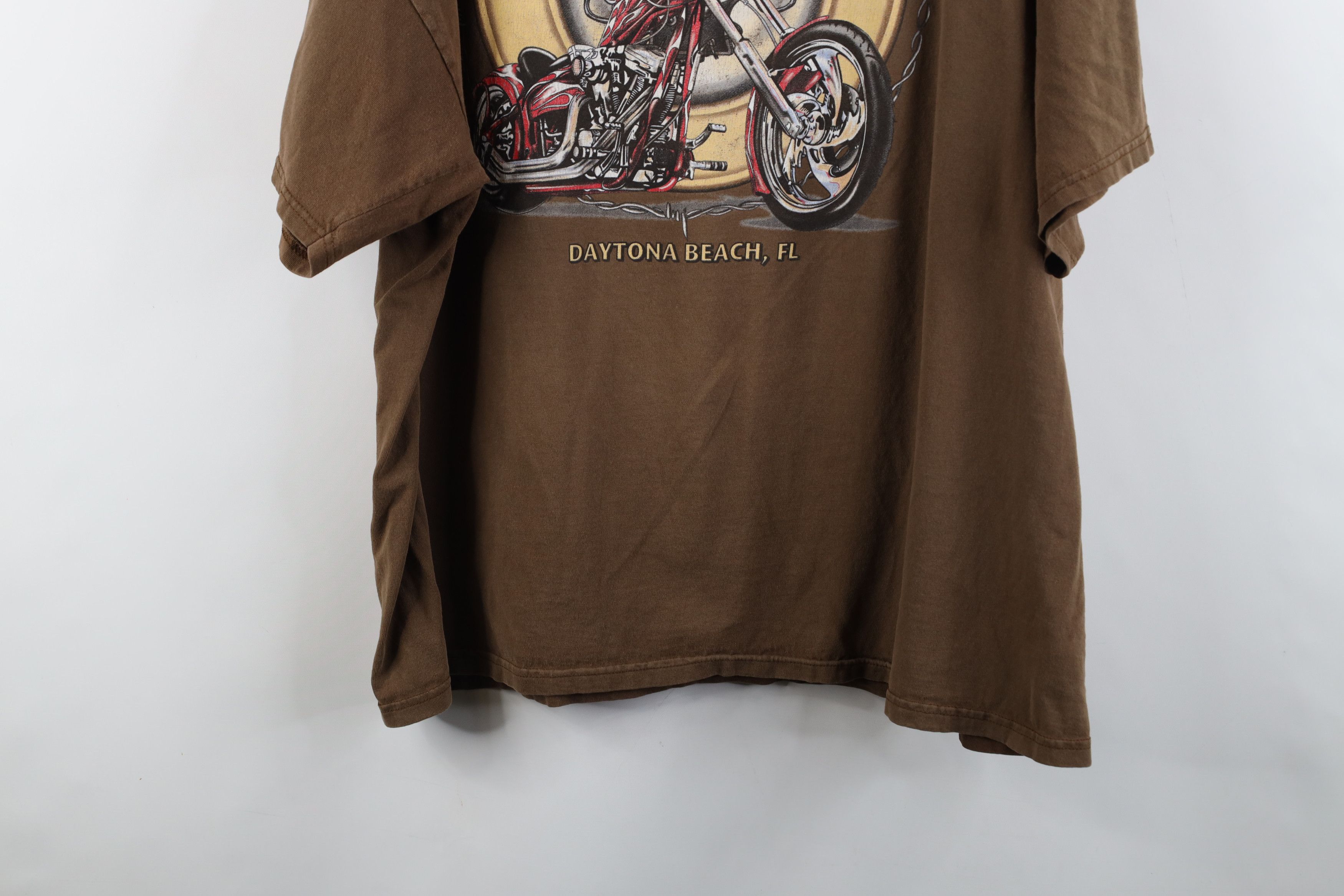 Vintage Vintage Y2K Daytona Bike Week Tribal Barbed Wire T-Shirt Size US XXL / EU 58 / 5 - 14 Thumbnail