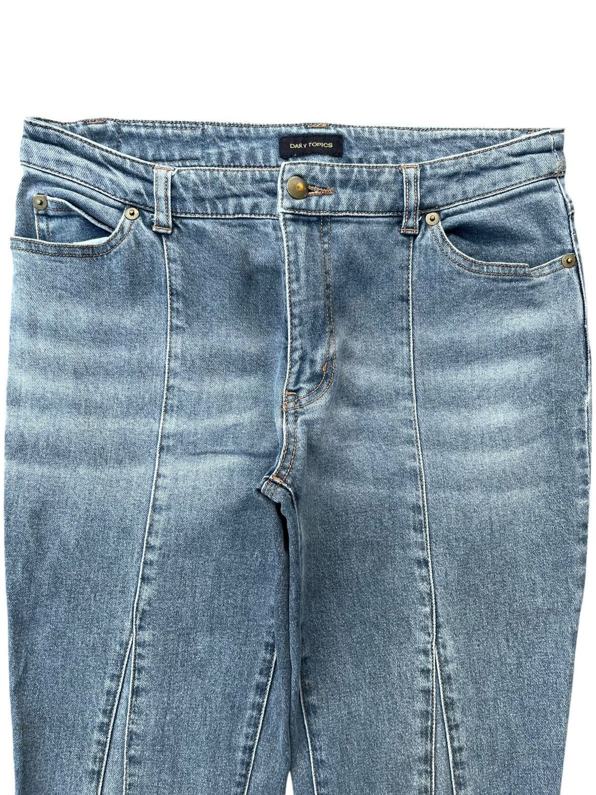 Japanese Brand × Le Grande Bleu (L.G.B.) Vintage Japanese Brand Slender Line Panel Super Flare Jeans Size US 29 - 3 Thumbnail