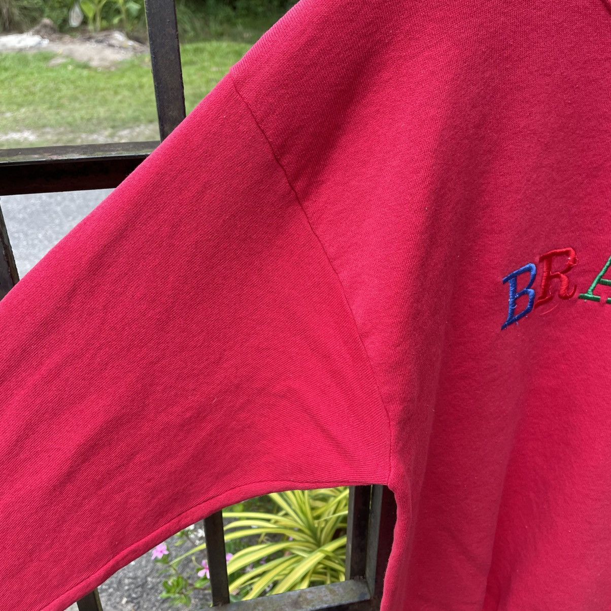 Lee × Vintage 🔥Vintage 90s Lee Embroidered Branson Spellout Sweatshirts Size US M / EU 48-50 / 2 - 7 Thumbnail